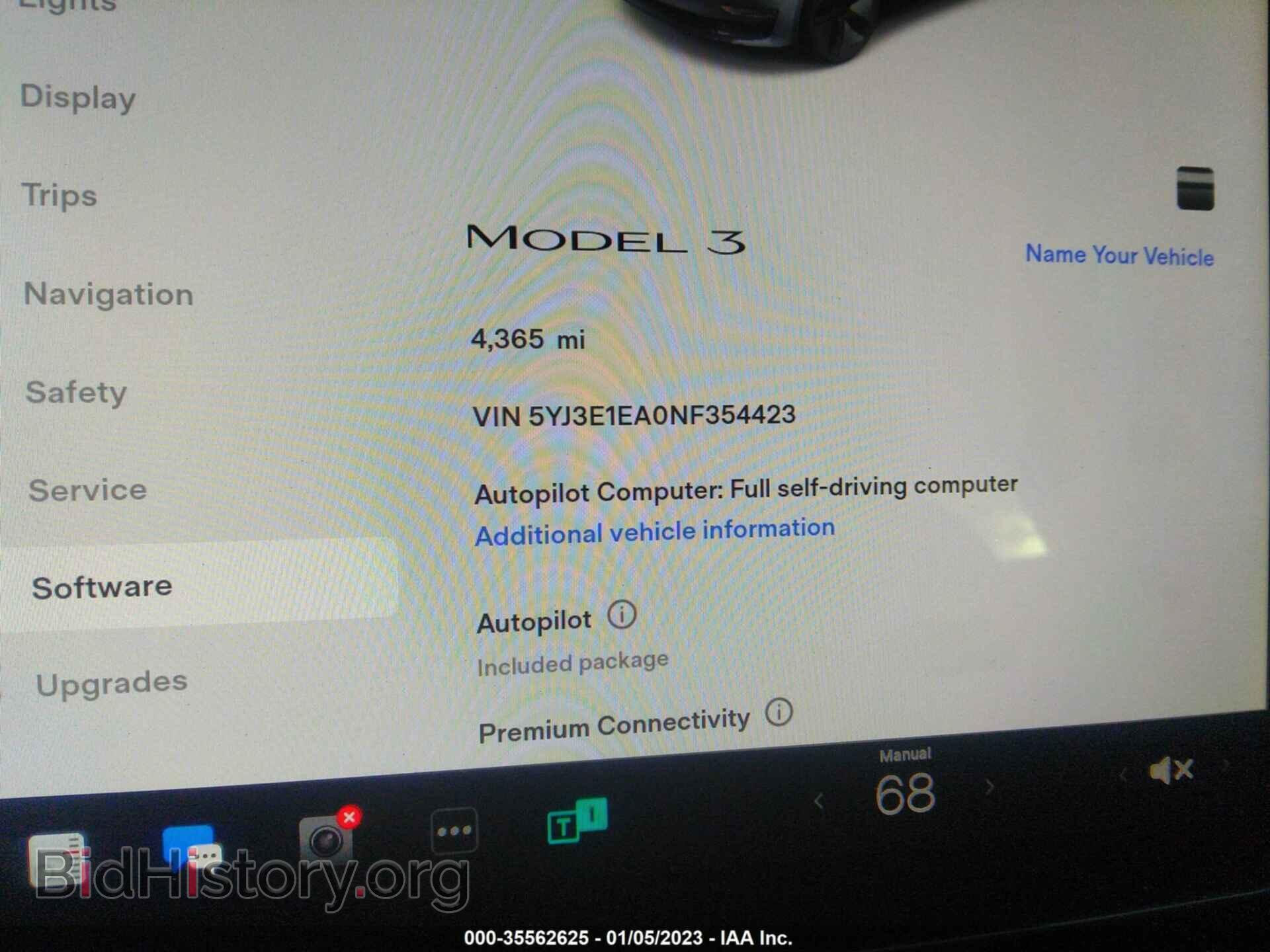 2022 TESLA MODEL 3 - VIN: 5YJ3E1EA0NF354423 - Фото 7