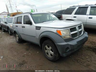 2007 Dodge NITRO SXT, silver — VIN 1D8GT28K77W644451, IAAI