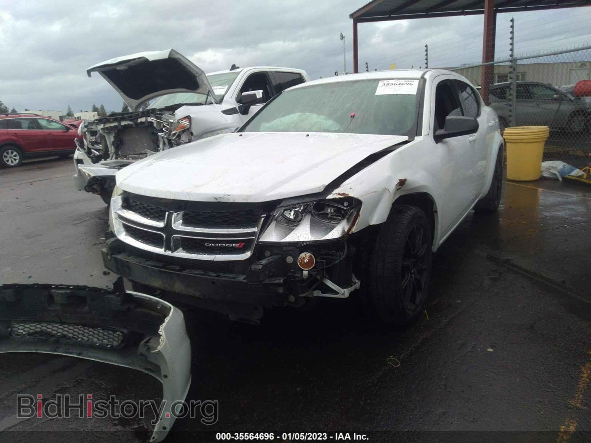 2014 DODGE AVENGER - VIN: 1C3CDZAB2EN196026 - Фото 2