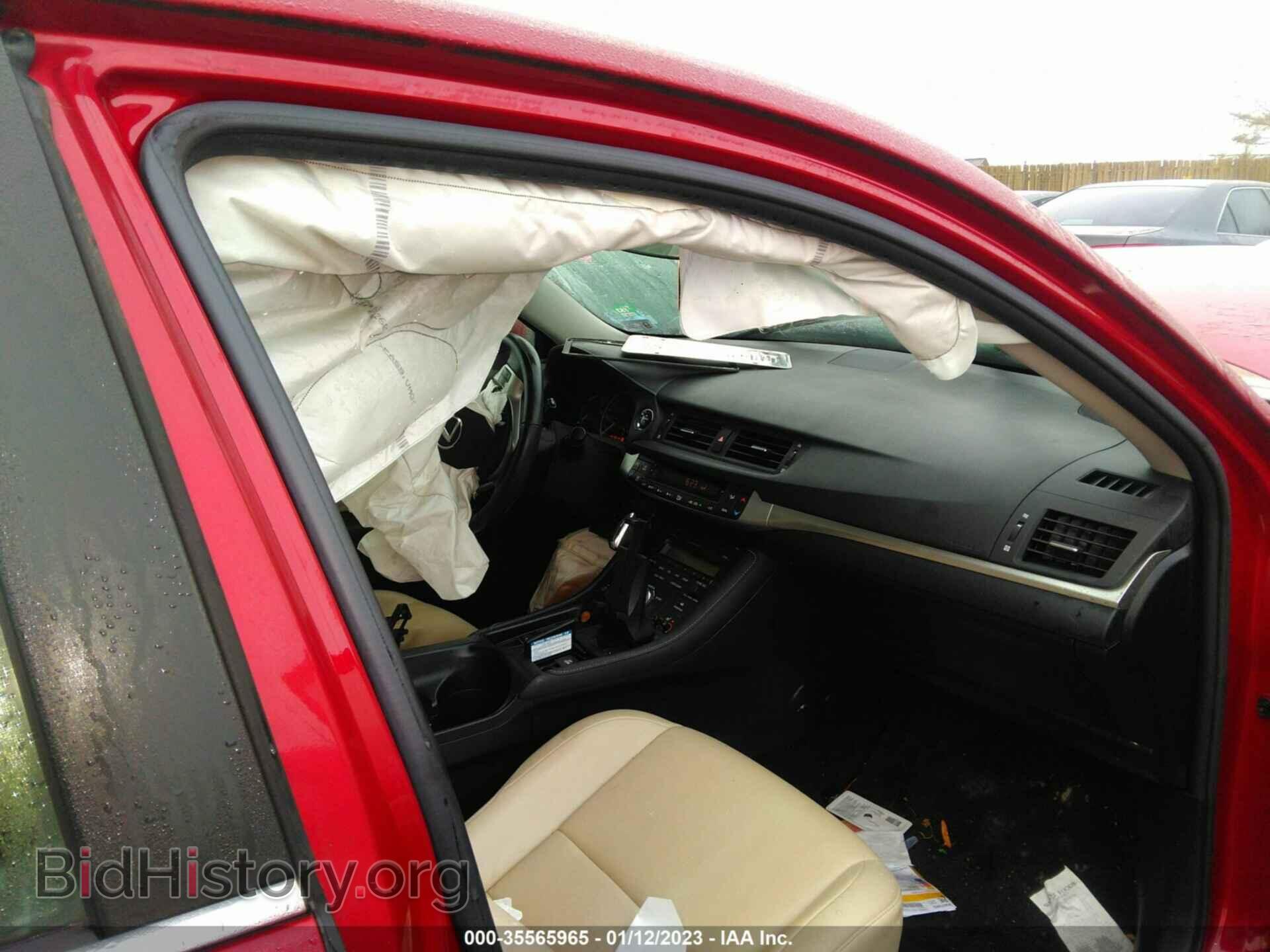 2011 LEXUS CT 200H - VIN: JTHKD5BH5B2029304 - Фото 5