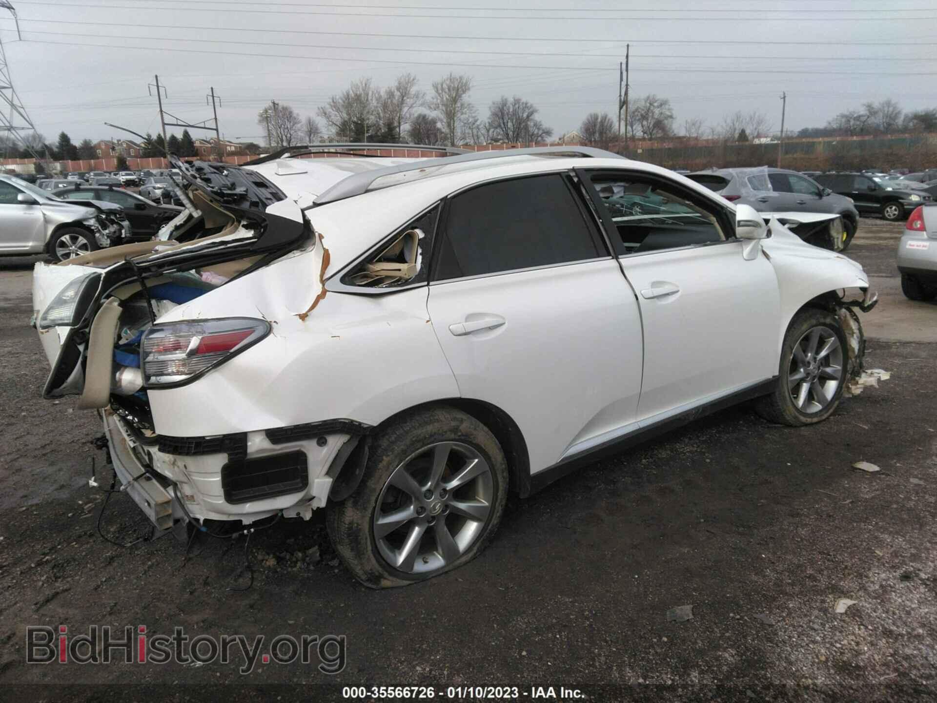 2012 LEXUS RX 350 - VIN: 2T2BK1BA7CC122018 - Фото 4