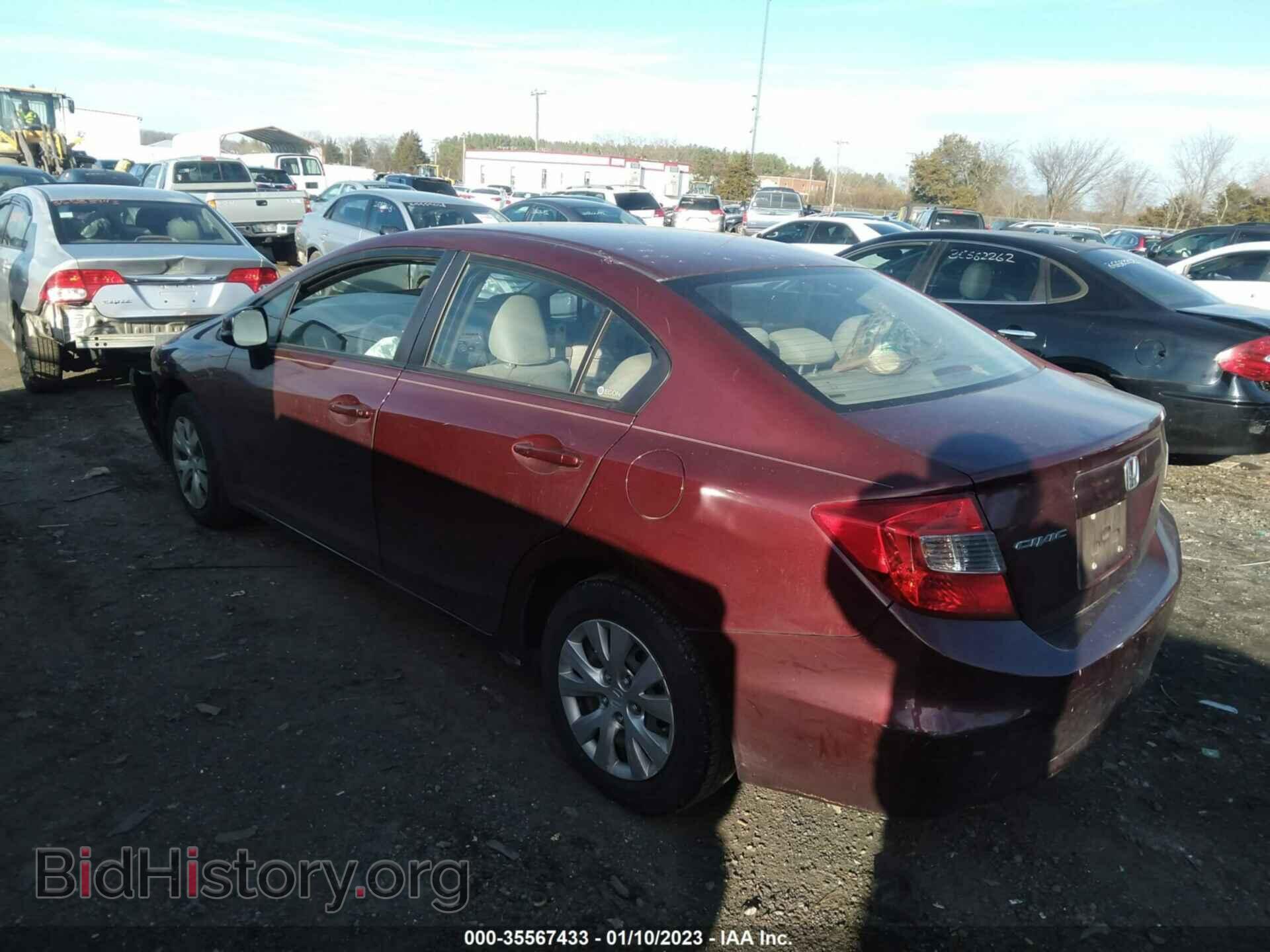 2012 HONDA CIVIC SDN - VIN: 2HGFB2F59CH600729 - Фото 3