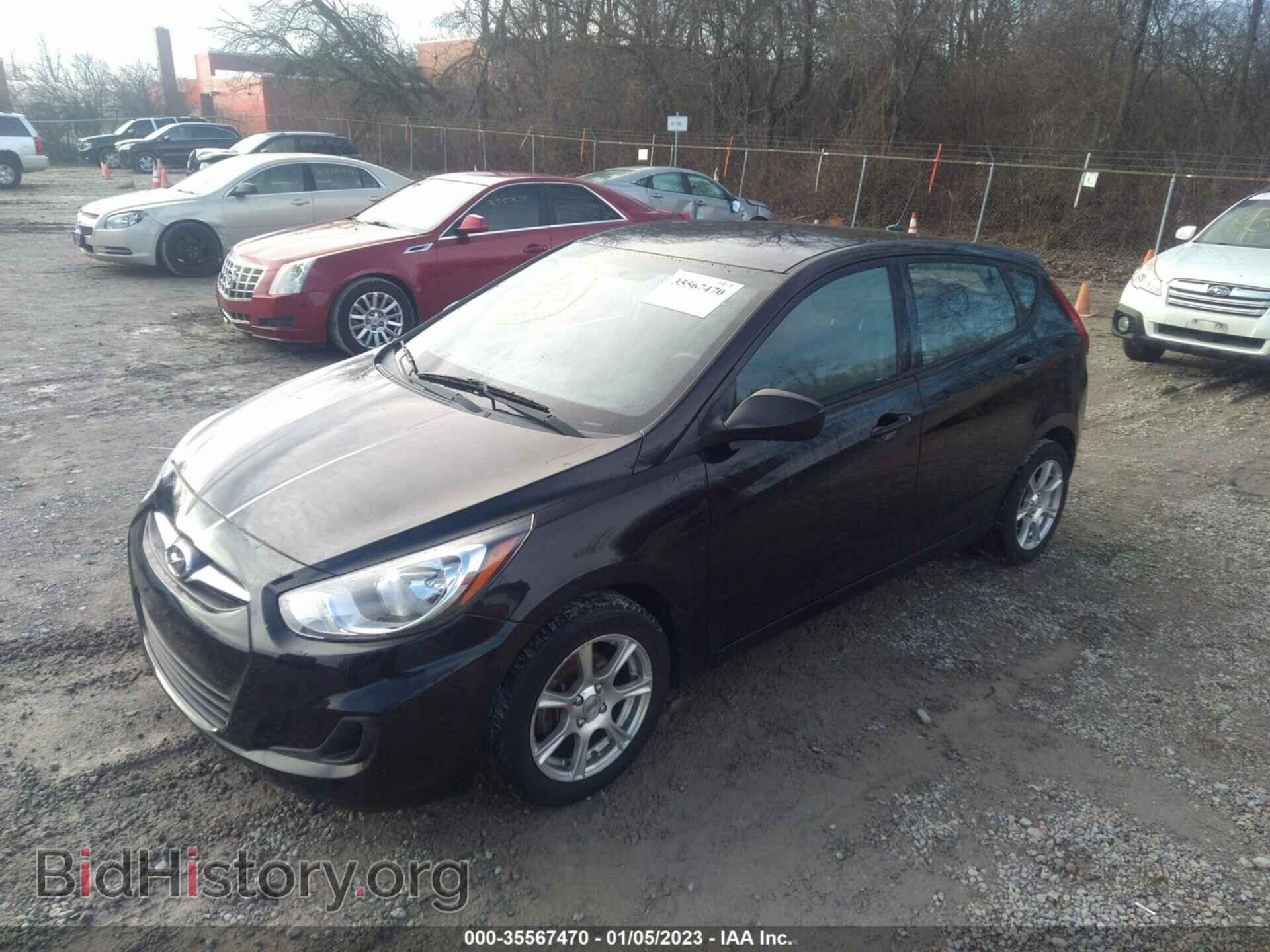 2013 HYUNDAI ACCENT - VIN: KMHCT5AE5DU074505 - Фото 2