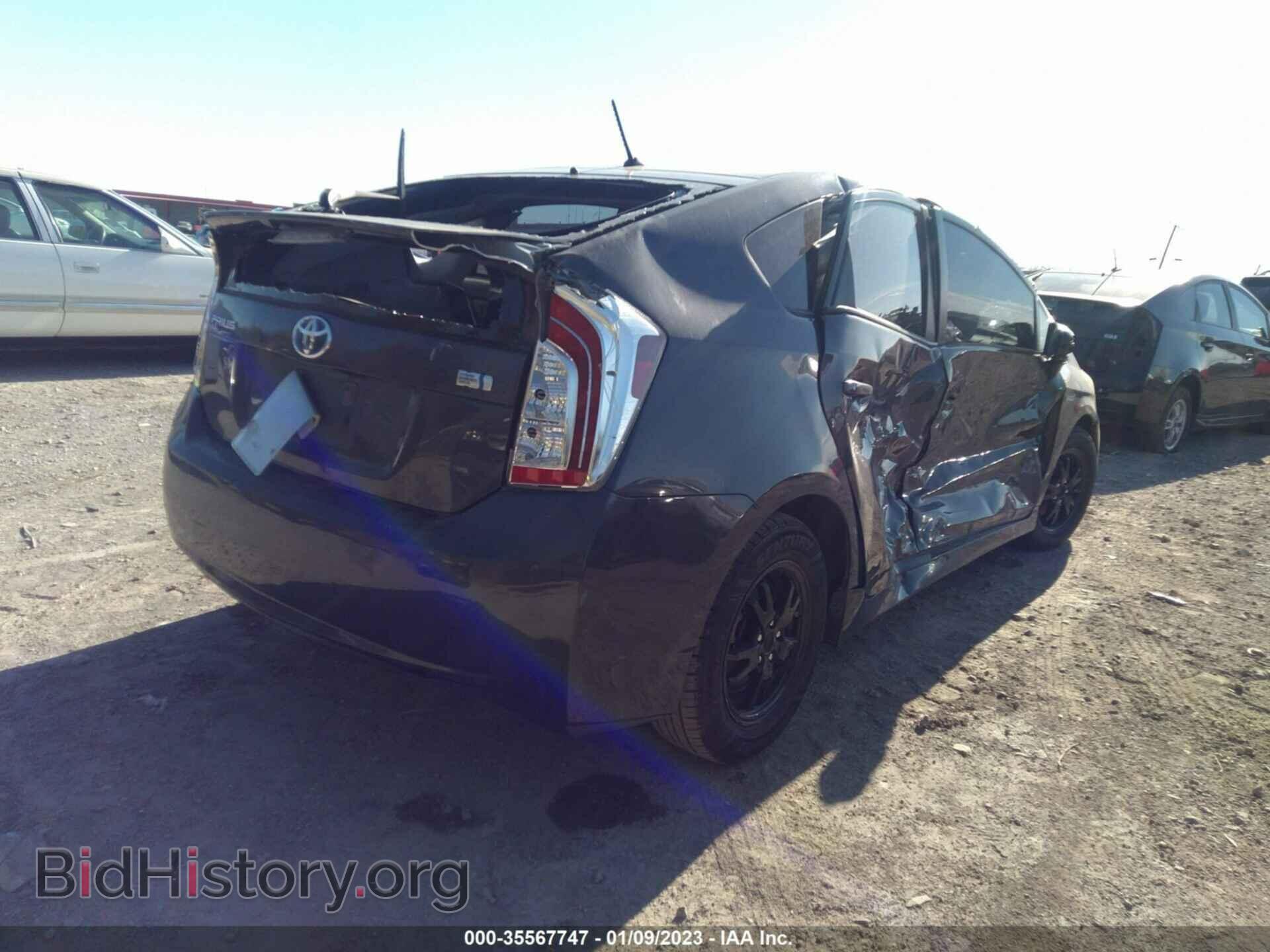 2013 TOYOTA PRIUS - VIN: JTDKN3DU3D1631950 - Фото 4