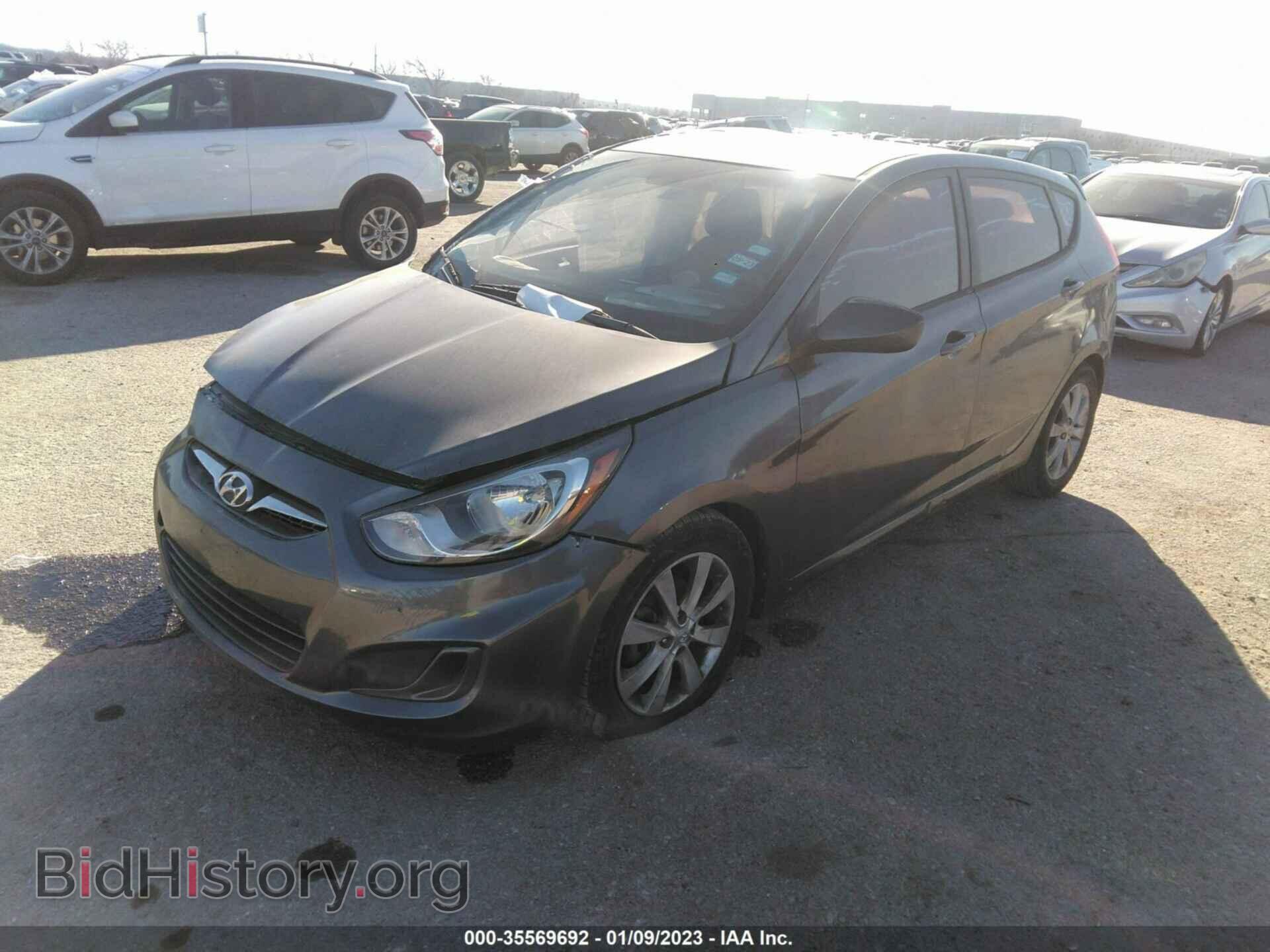 2012 HYUNDAI ACCENT - VIN: KMHCU5AE5CU033688 - Фото 2