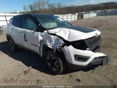 2017 Jeep COMPASS Trailhawk, белый — VIN 3C4NJDDB3HT666466, IAAI