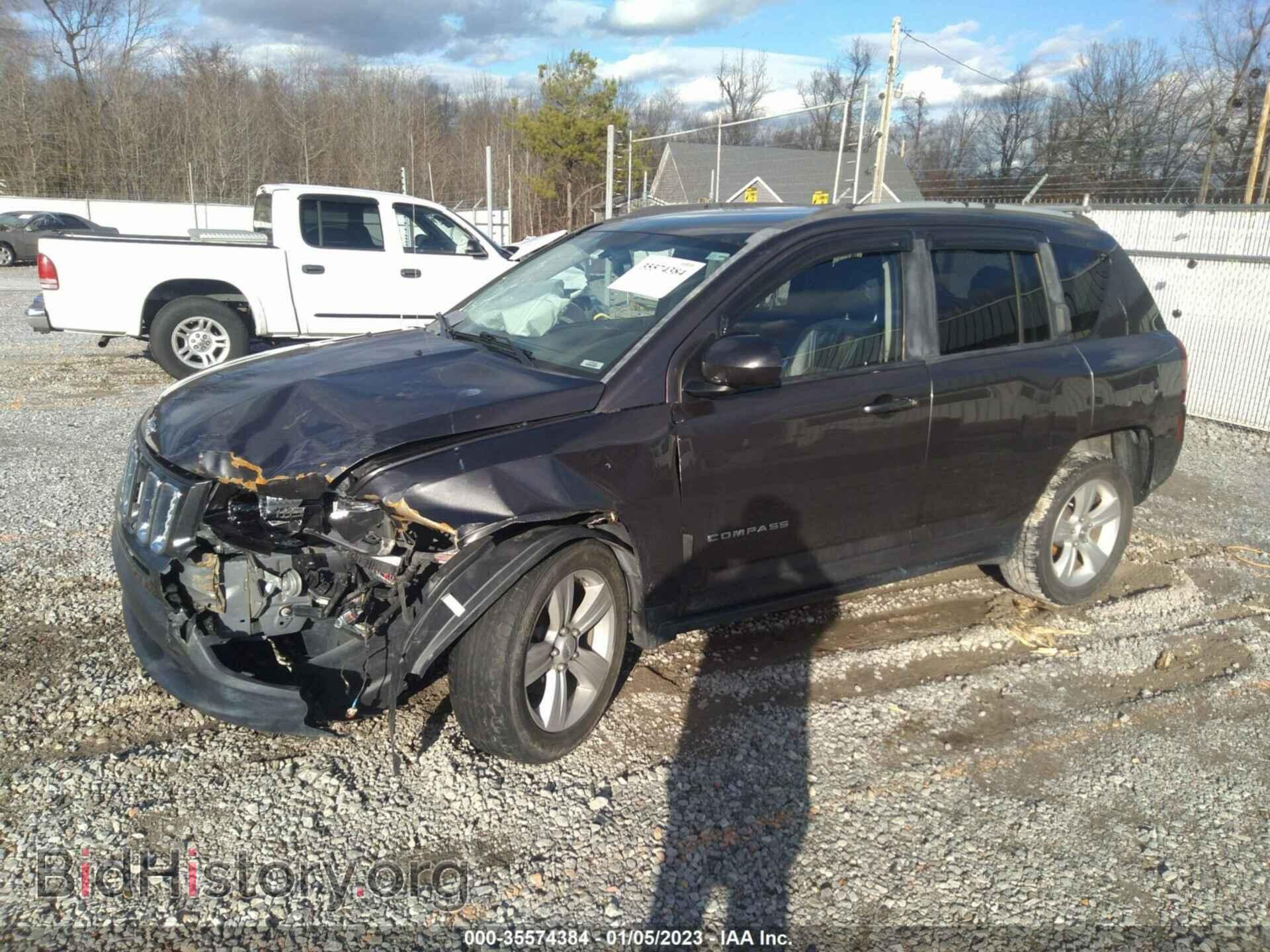 2016 JEEP COMPASS - VIN: 1C4NJDEB2GD585705 - Фото 2