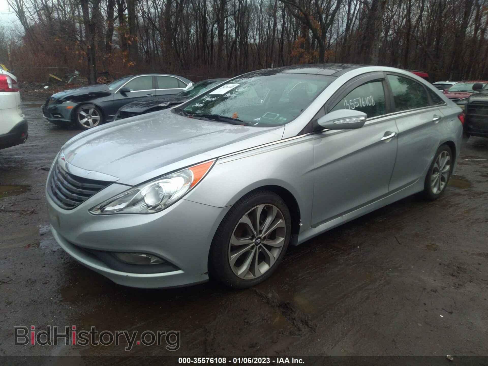 2014 HYUNDAI SONATA - VIN: 5NPEC4AB1EH873609 - Фото 2
