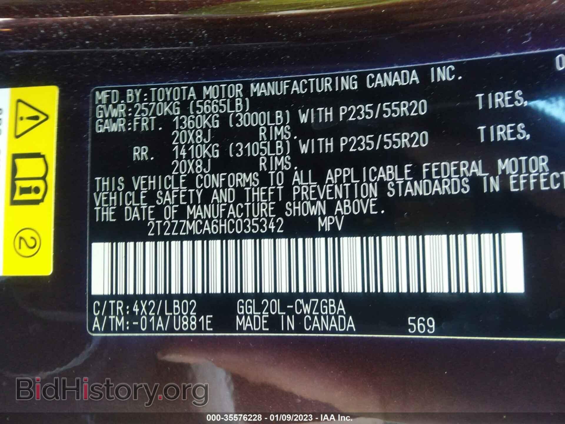 2017 LEXUS RX - VIN: 2T2ZZMCA6HC035342 - Photo 9