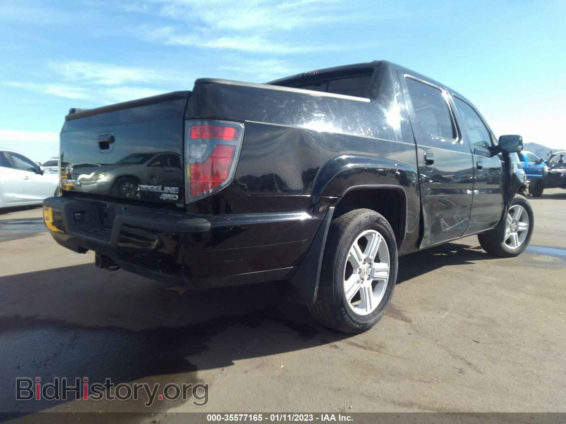 2013 HONDA RIDGELINE - VIN: 5FPYK1F50DB012301 - Фото 4