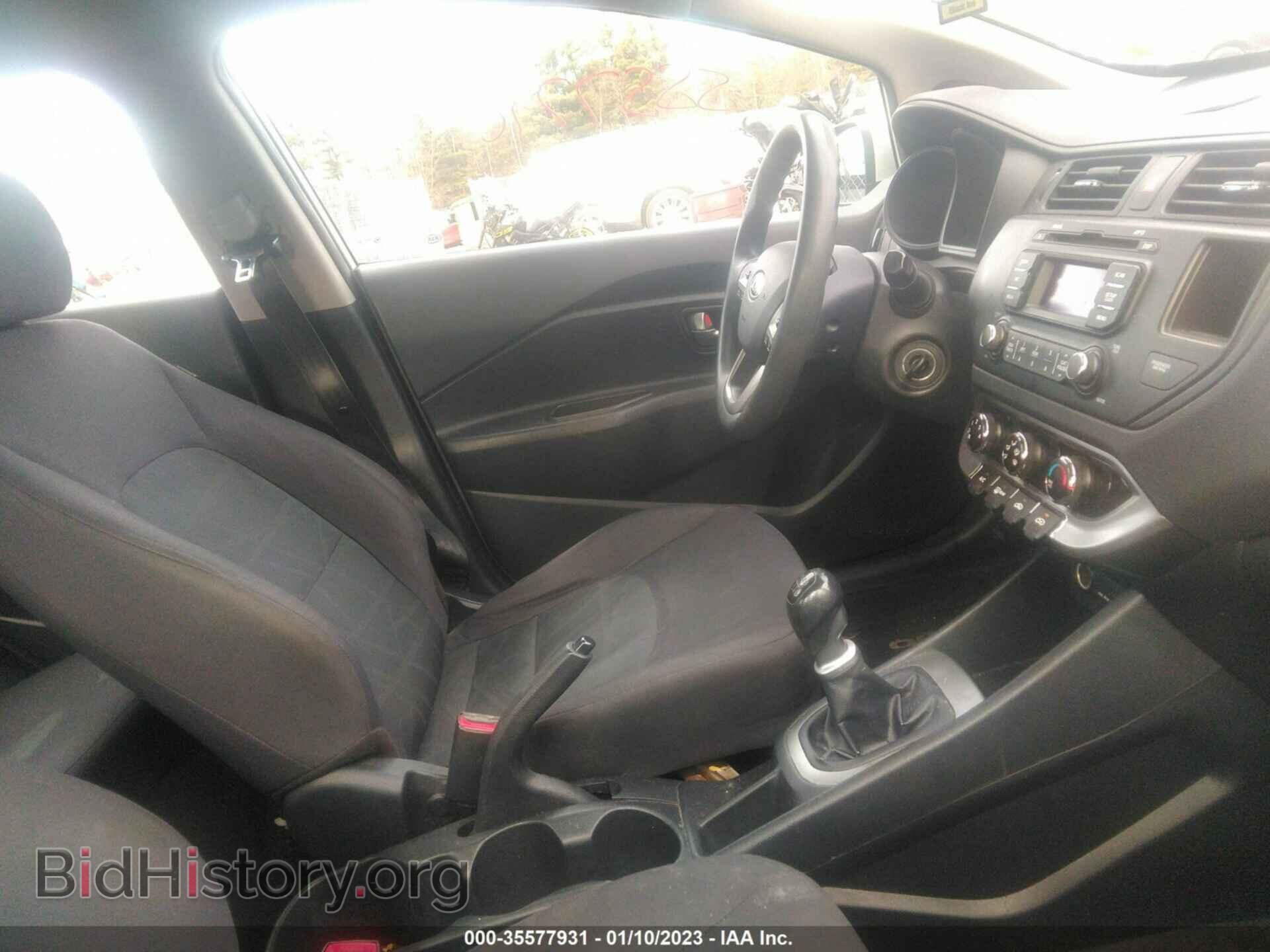 2012 KIA RIO - VIN: KNADM4A31C6071955 - Фото 5