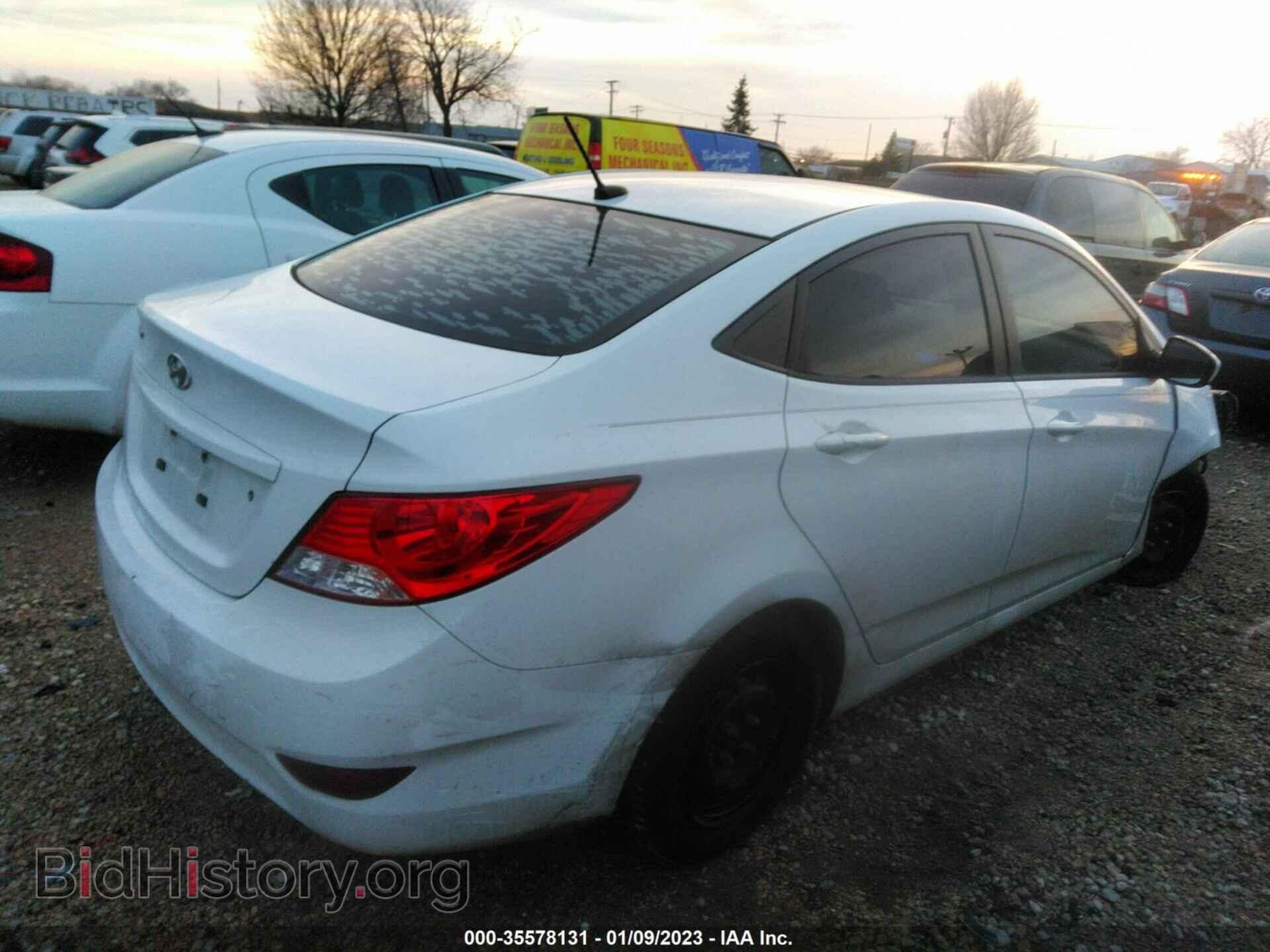 2014 HYUNDAI ACCENT - VIN: KMHCT4AE4EU756092 - Фото 4