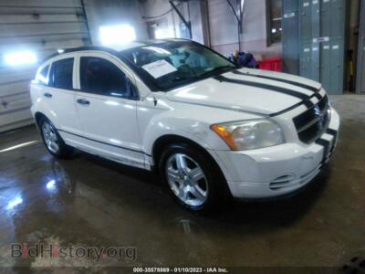 2007 Dodge CALIBER SXT, белый — VIN 1B3HB48B27D360966, IAAI