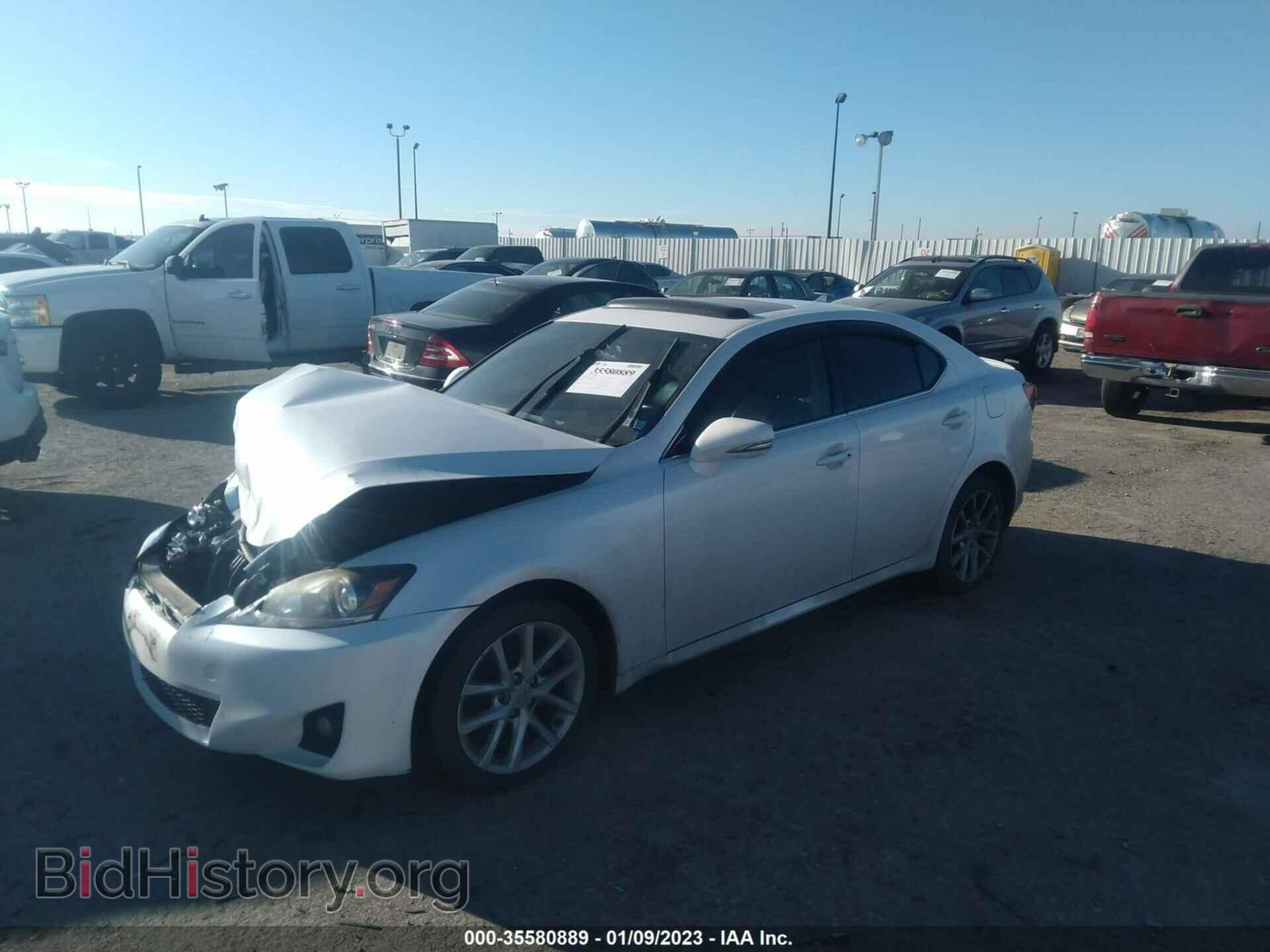 2012 LEXUS IS 250 - VIN: JTHCF5C28C5060653 - Фото 2