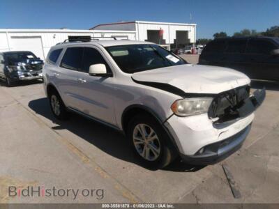 2011 Dodge DURANGO Crew, белый — VIN 1D4RD4GG0BC634046, IAAI