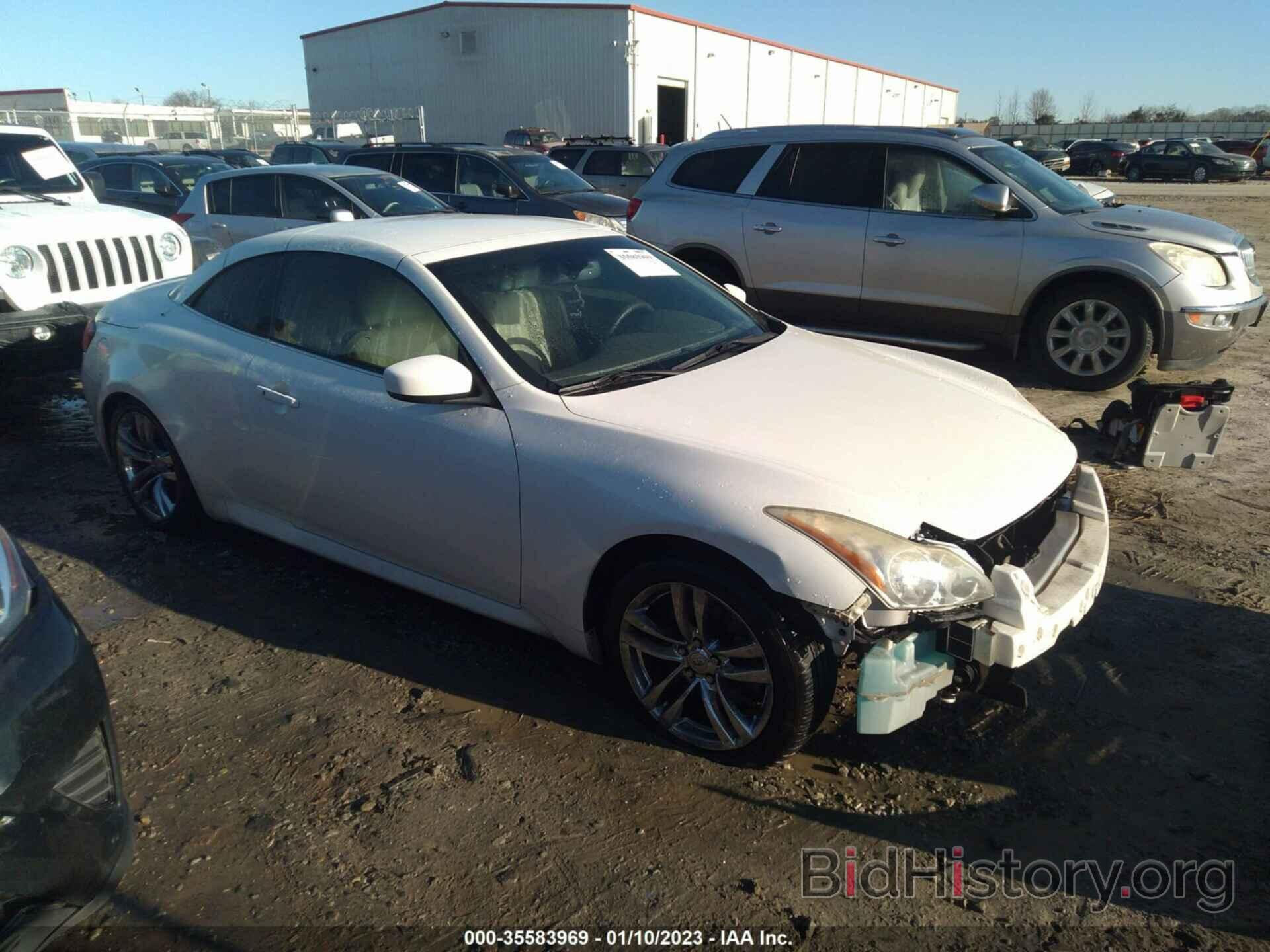 Photo JNKCV66E19M721551 - INFINITI G37 CONVERTIBLE 2009