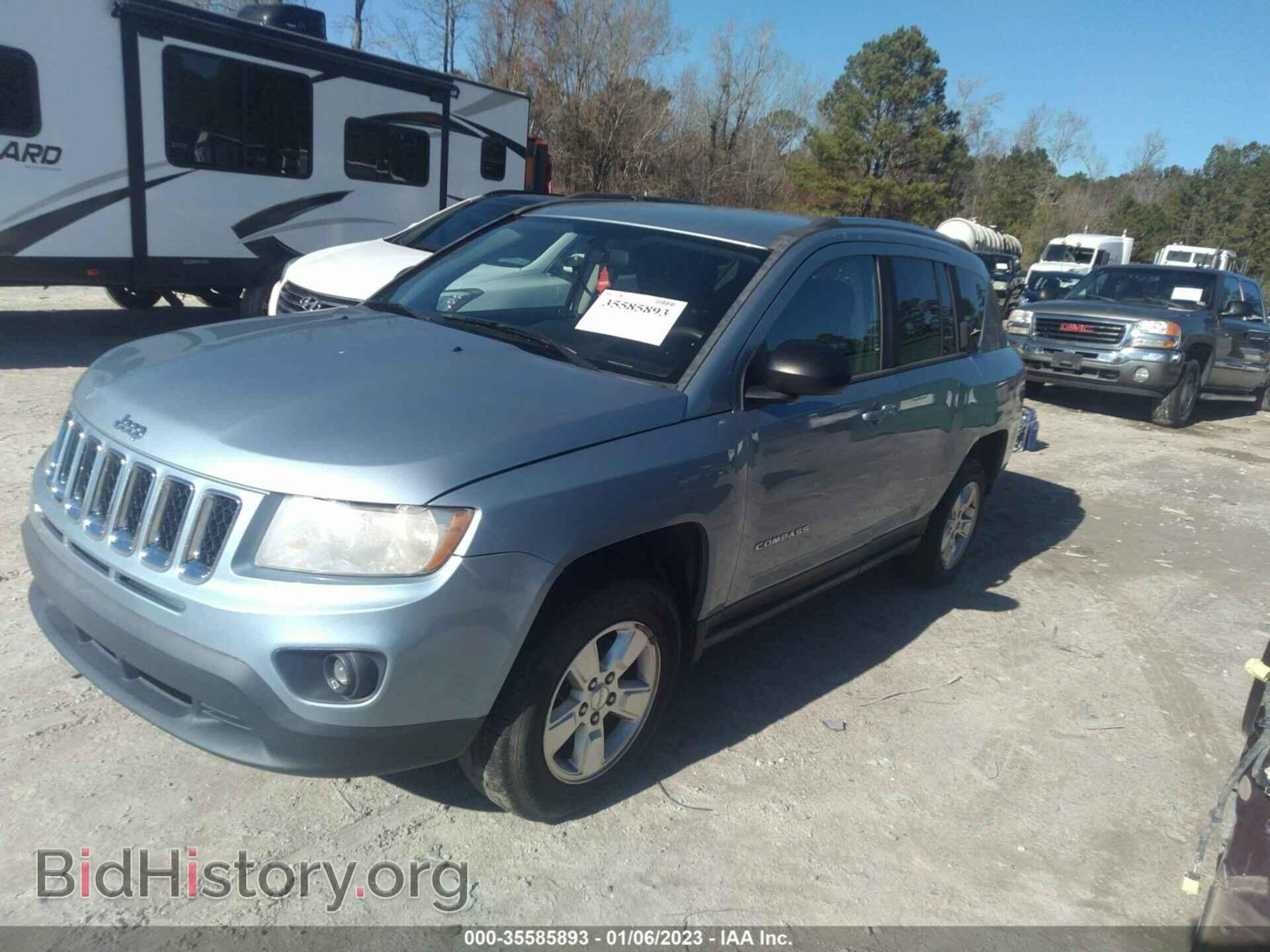 2013 JEEP COMPASS - VIN: 1C4NJCBA2DD244161 - Фото 2