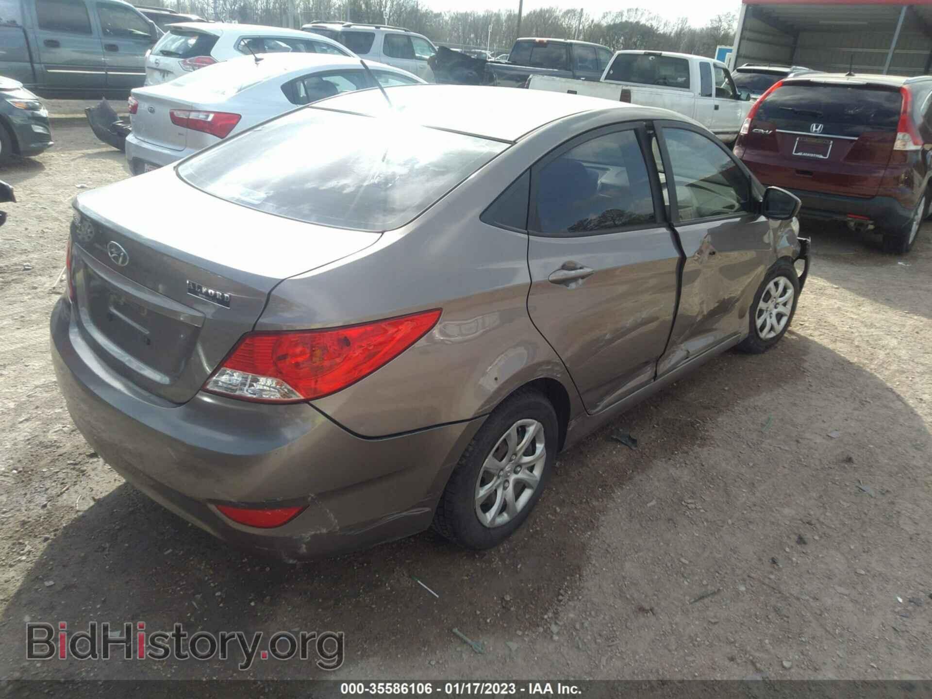 2013 HYUNDAI ACCENT - VIN: KMHCT4AE8DU385341 - Фото 4