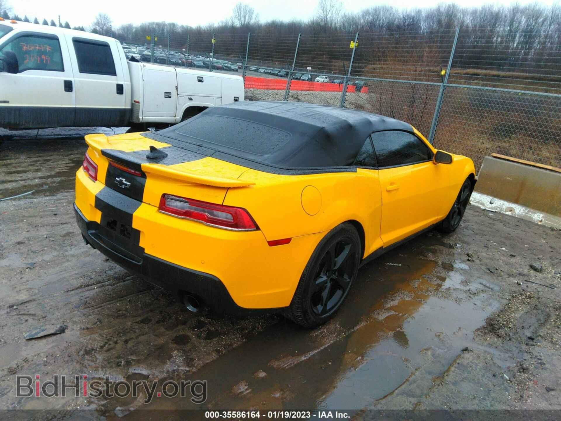 2014 CHEVROLET CAMARO - VIN: 2G1FC3D36E9298664 - Фото 4
