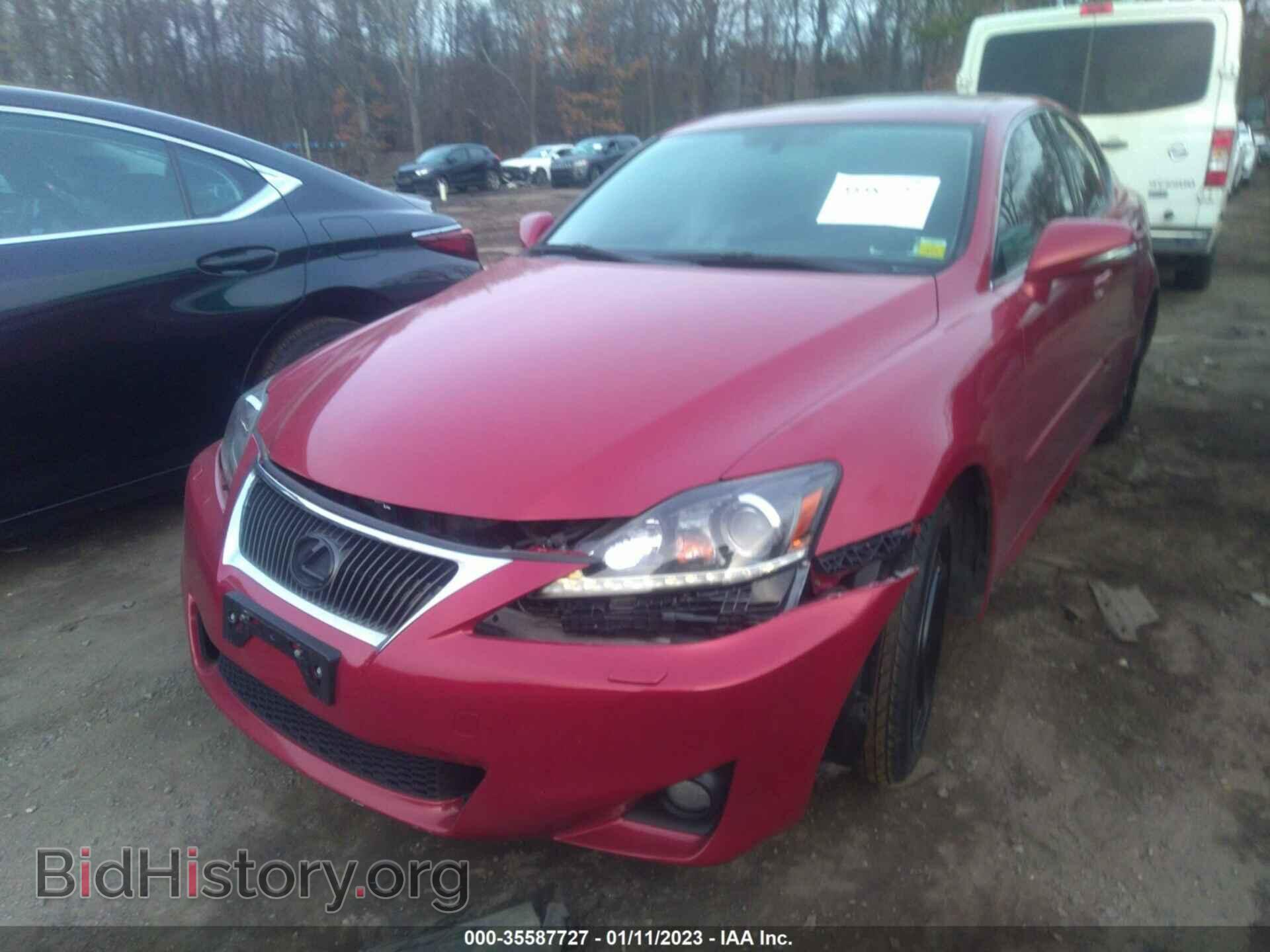 2011 LEXUS IS 350 - VIN: JTHCE5C25B5001111 - Фото 2