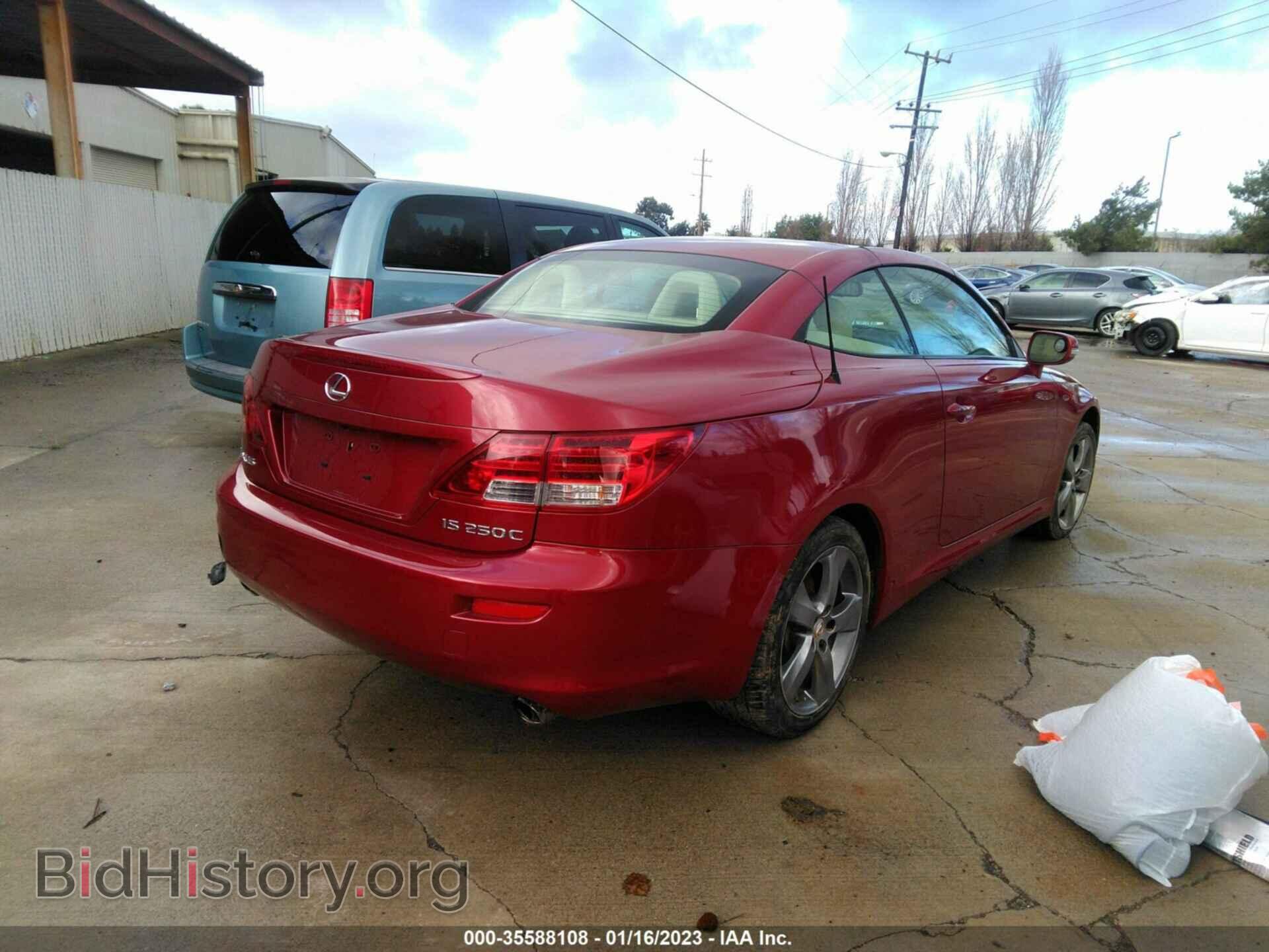 2010 LEXUS IS 250C - VIN: JTHFF2C28A2503149 - Фото 4