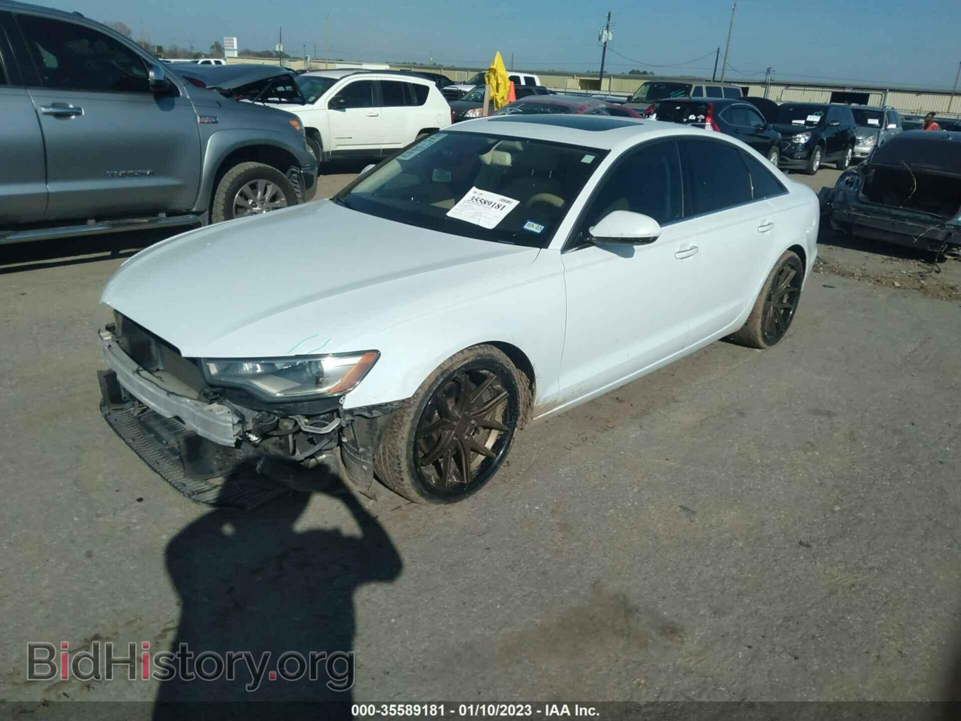 2013 AUDI A6 - VIN: WAUDFAFC2DN006170 - Фото 2