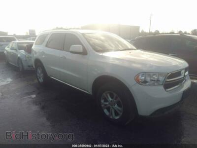 2011 Dodge DURANGO Express, белый — VIN 1D4RD2GGXBC720419, IAAI