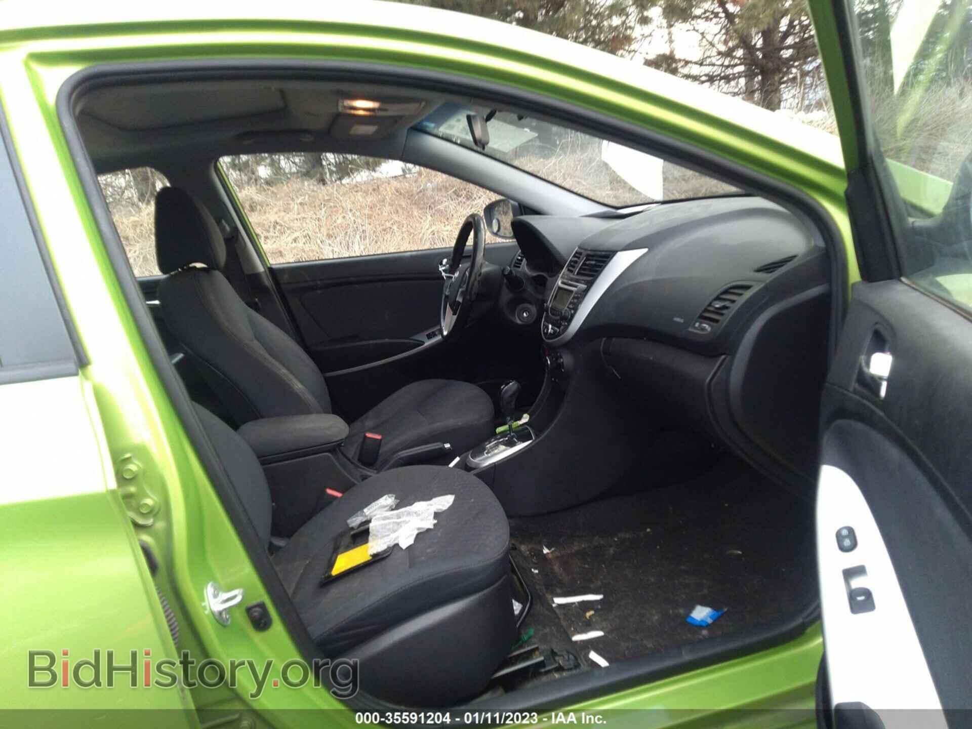 2013 HYUNDAI ACCENT - VIN: KMHCU5AE5DU122758 - Фото 5