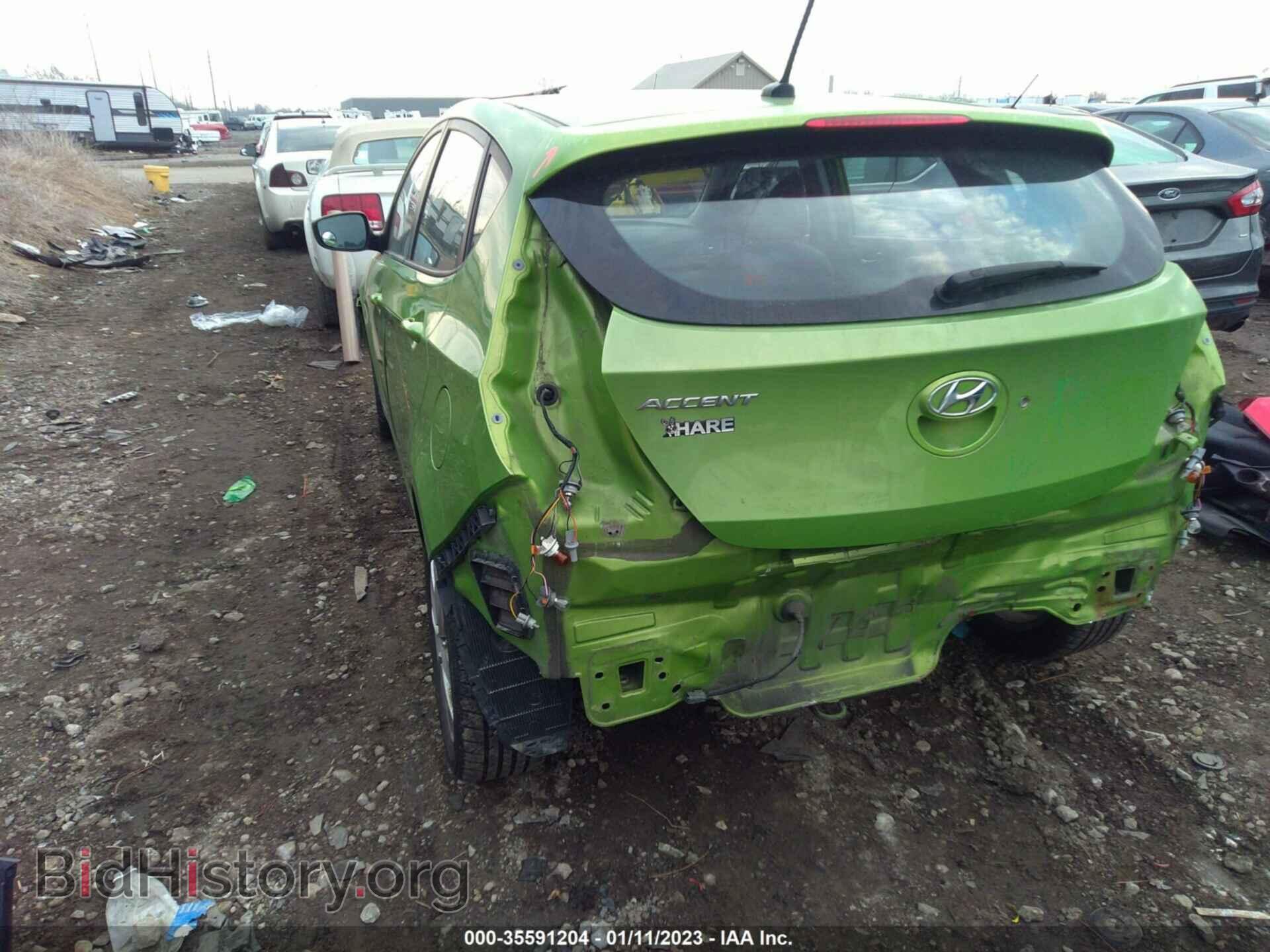 2013 HYUNDAI ACCENT - VIN: KMHCU5AE5DU122758 - Фото 6