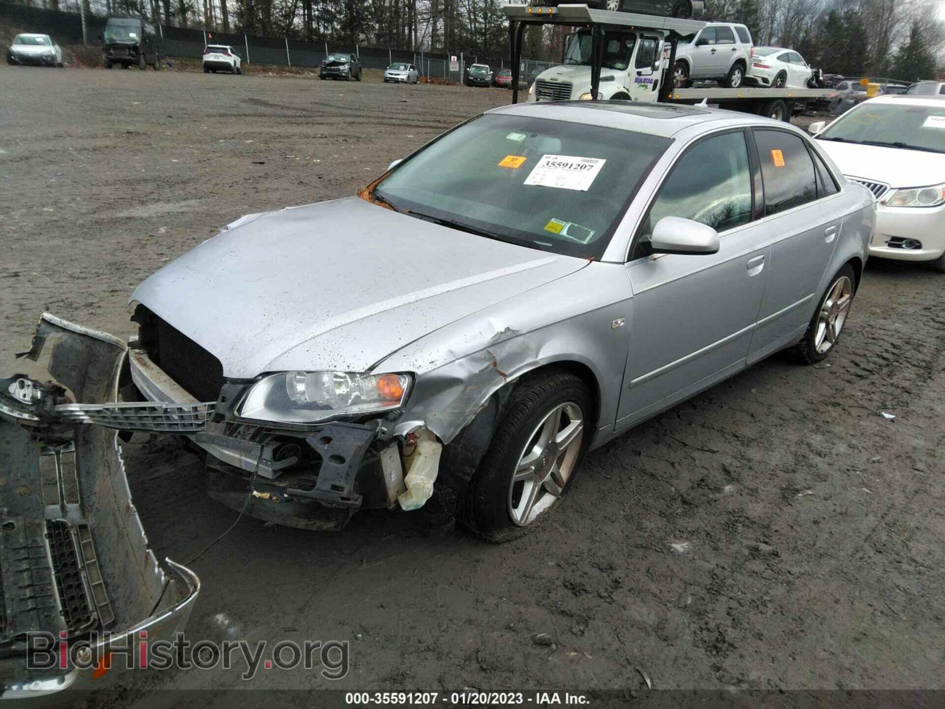2007 AUDI A4 - VIN: WAUAF78EX7A068075 - Фото 2