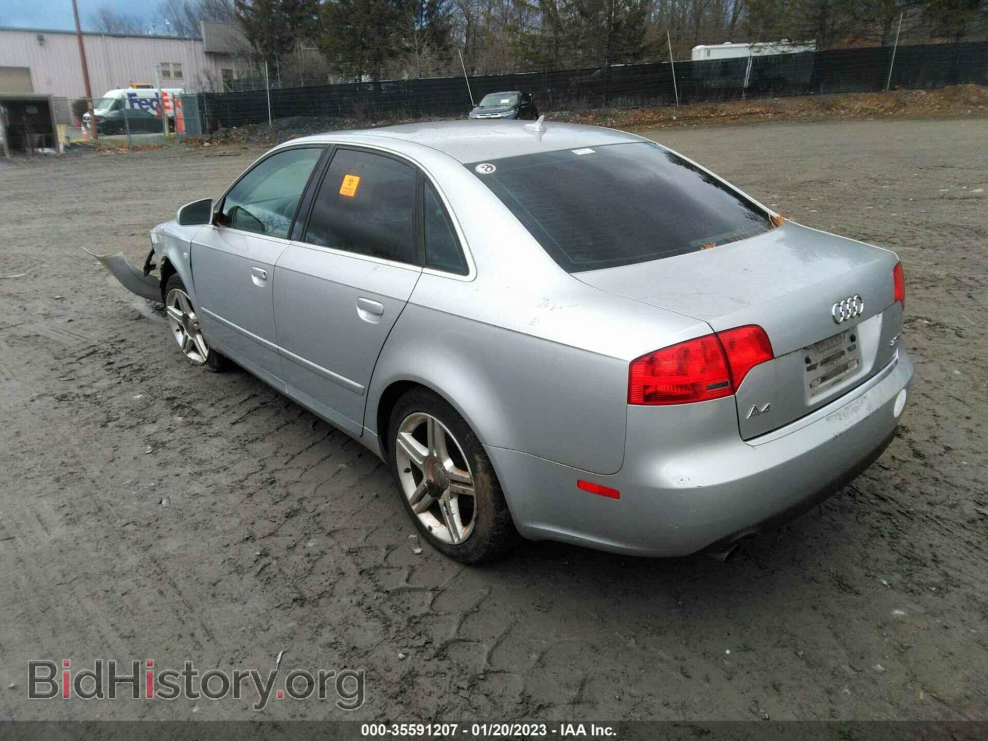 2007 AUDI A4 - VIN: WAUAF78EX7A068075 - Фото 3