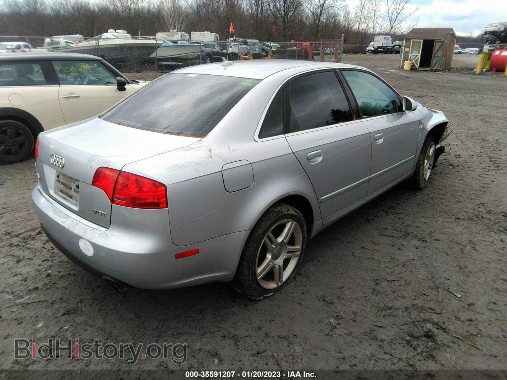 2007 AUDI A4 - VIN: WAUAF78EX7A068075 - Фото 4