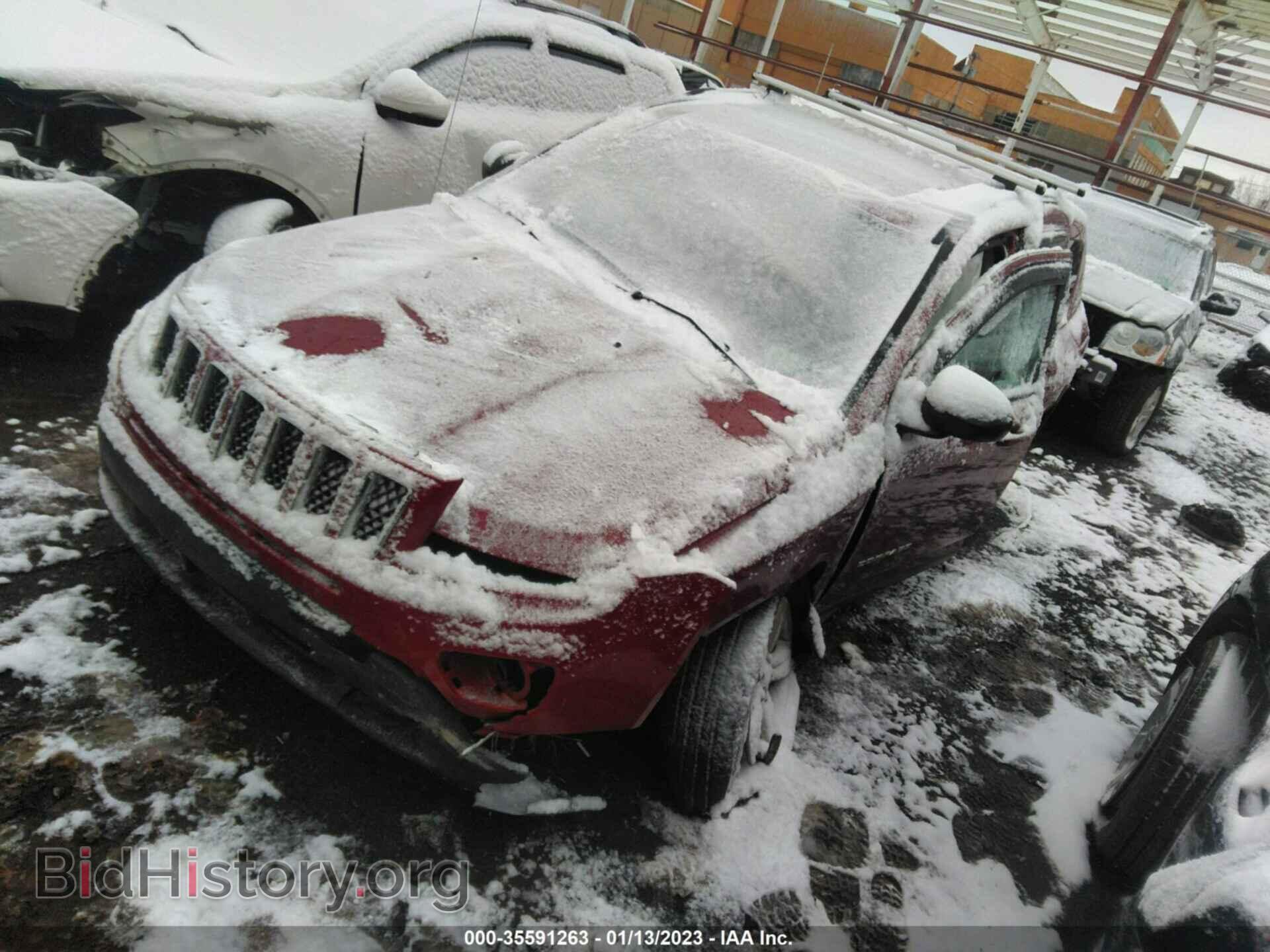 2012 JEEP COMPASS - VIN: 1C4NJDEB8CD588893 - Фото 2