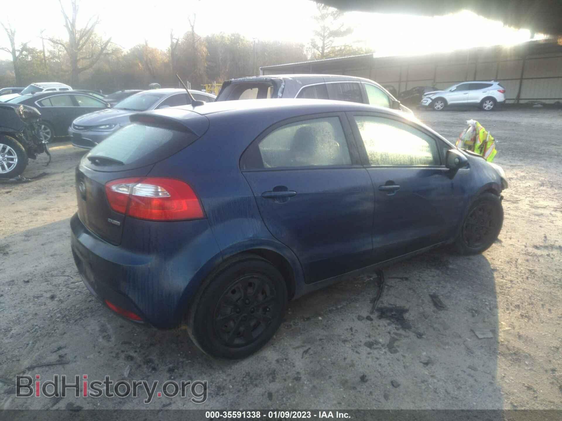 2012 KIA RIO - VIN: KNADN5A32C6095426 - Фото 4