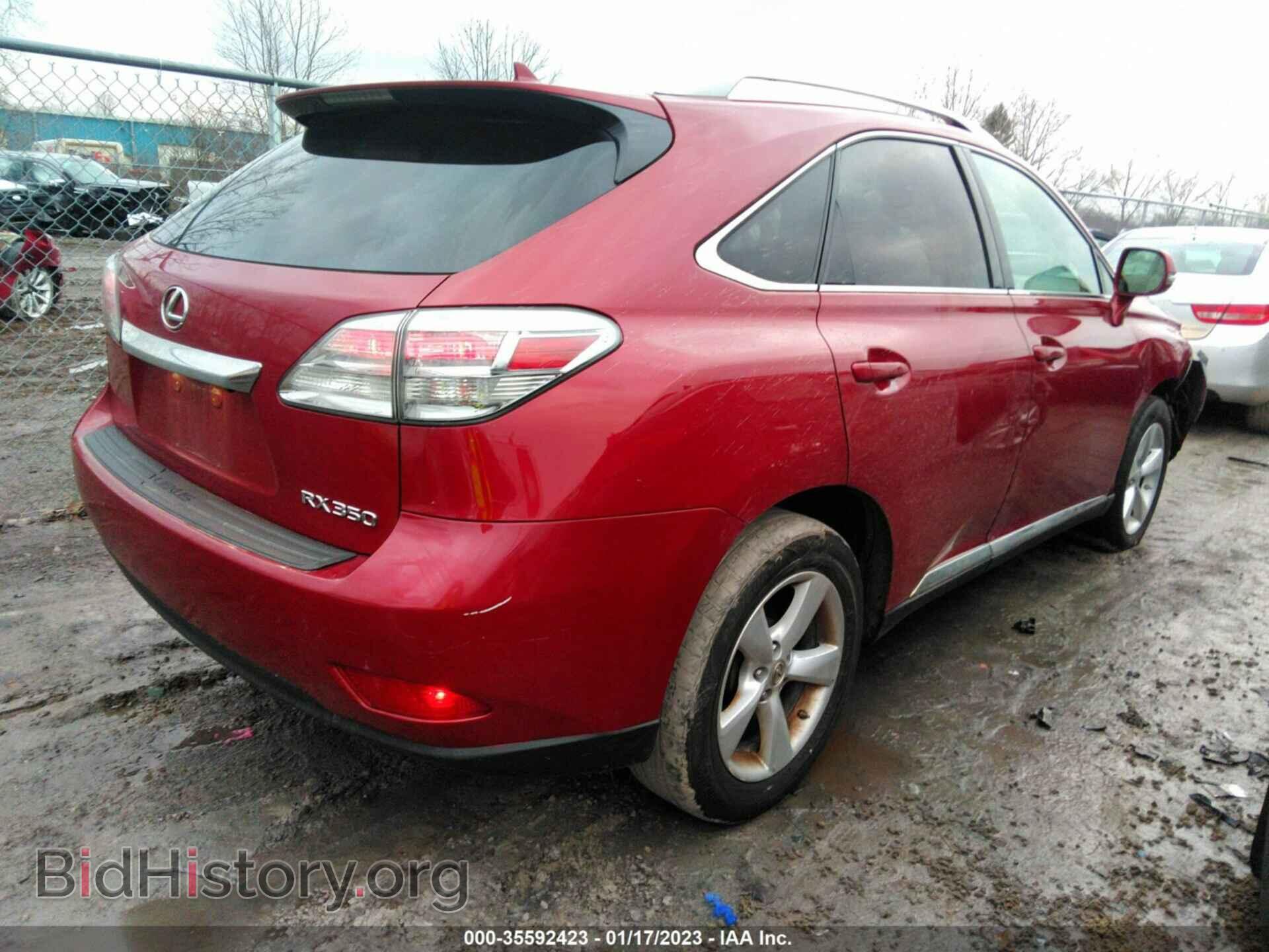 2011 LEXUS RX 350 - VIN: 2T2BK1BA4BC104560 - Фото 4