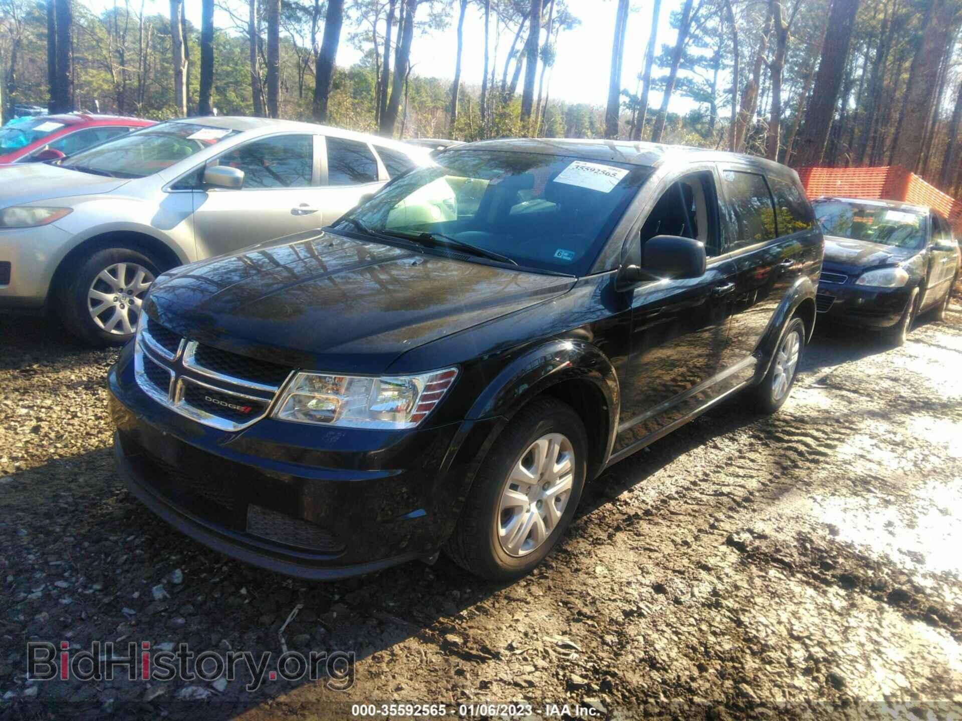 2014 DODGE JOURNEY - VIN: 3C4PDCAB3ET289387 - Фото 2