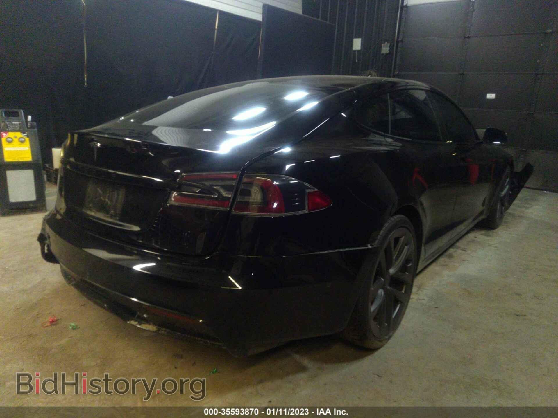 2021 TESLA MODEL S - VIN: 5YJSA1E53MF455559 - Фото 4
