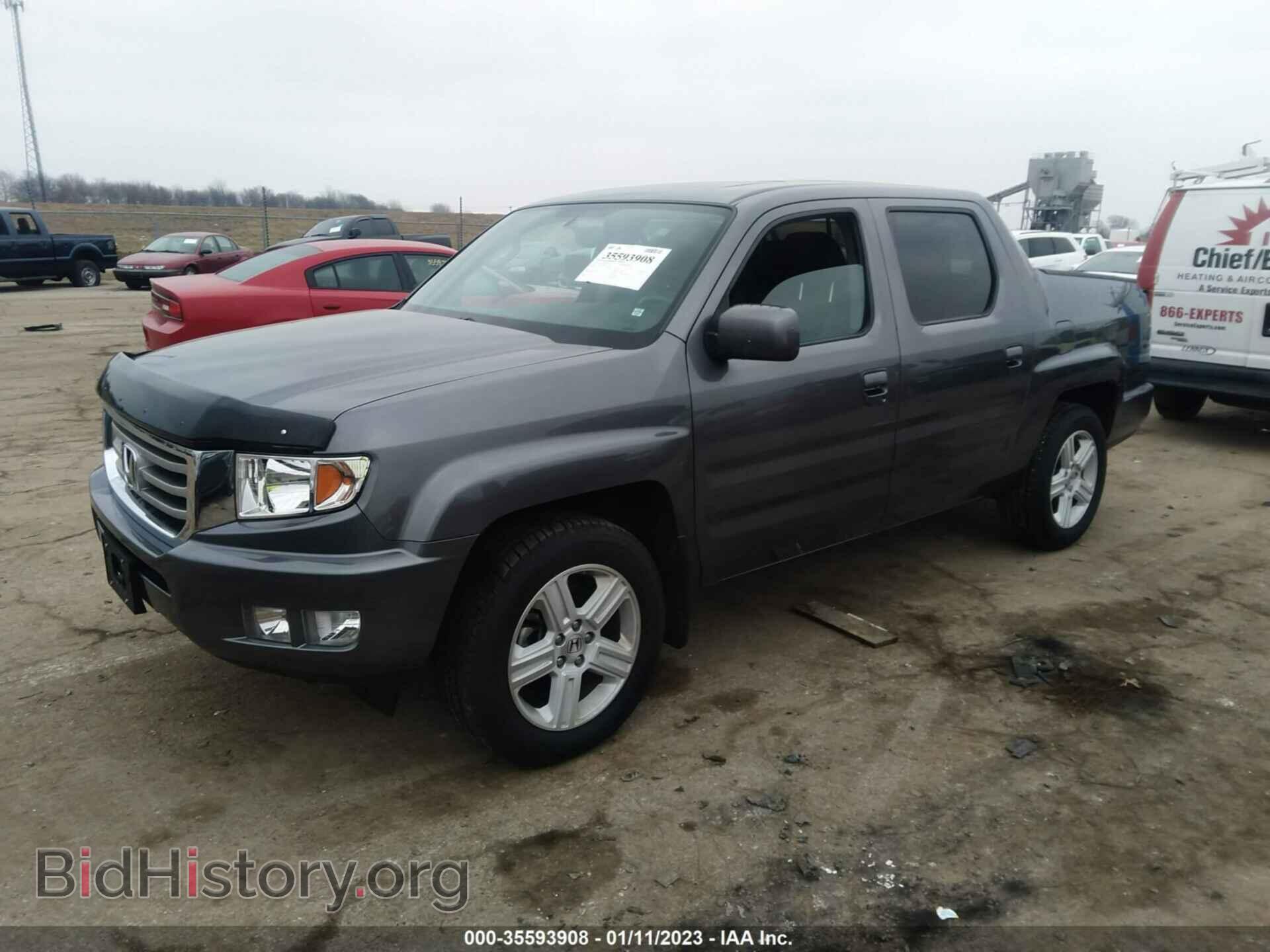 2014 HONDA RIDGELINE - VIN: 5FPYK1F59EB011777 - Фото 2