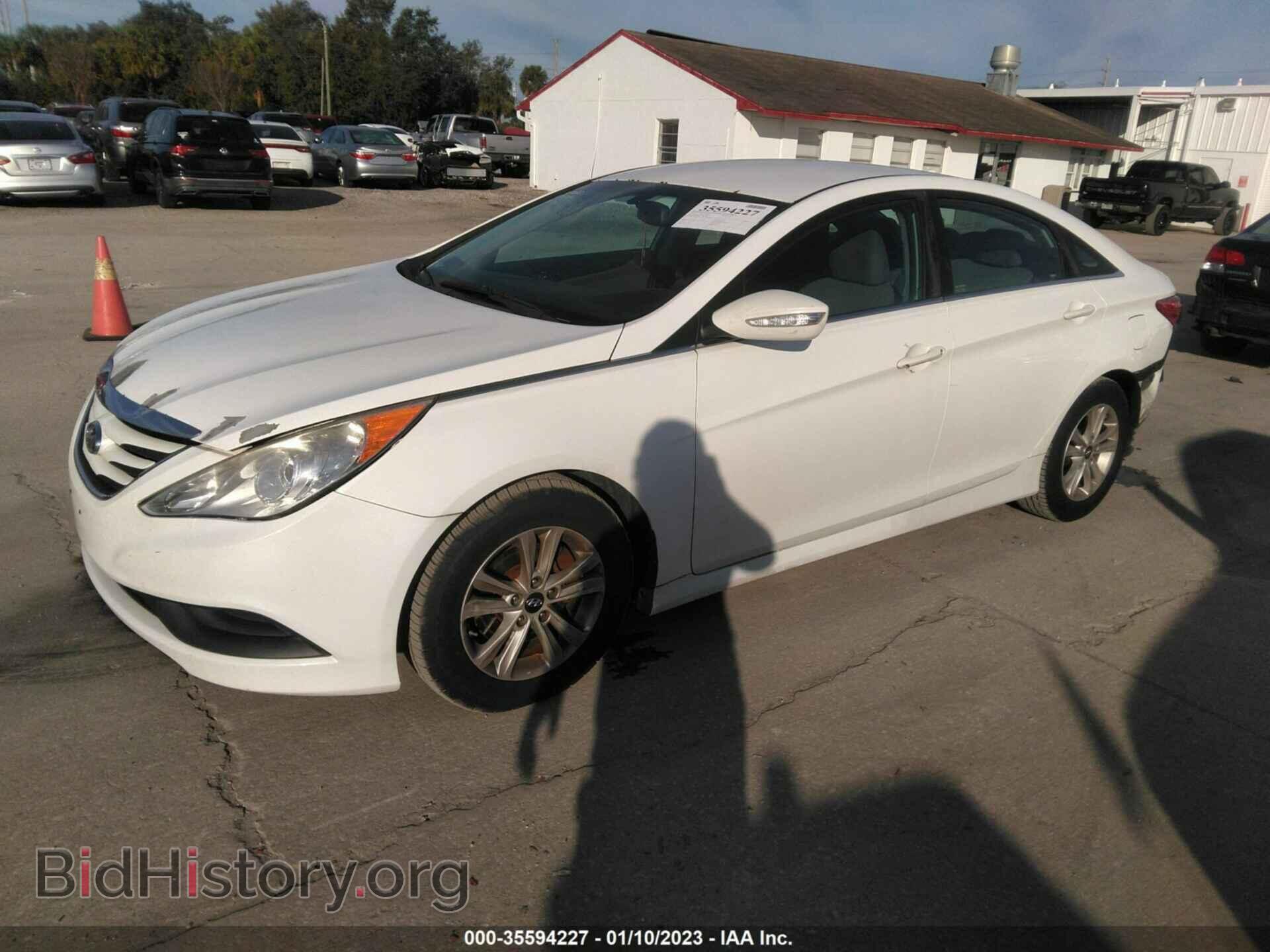 2014 HYUNDAI SONATA - VIN: 5NPEB4AC9EH870291 - Фото 2