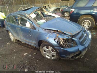 2007 Dodge CALIBER SXT, синий — VIN 1B3HB48B97D253302, IAAI