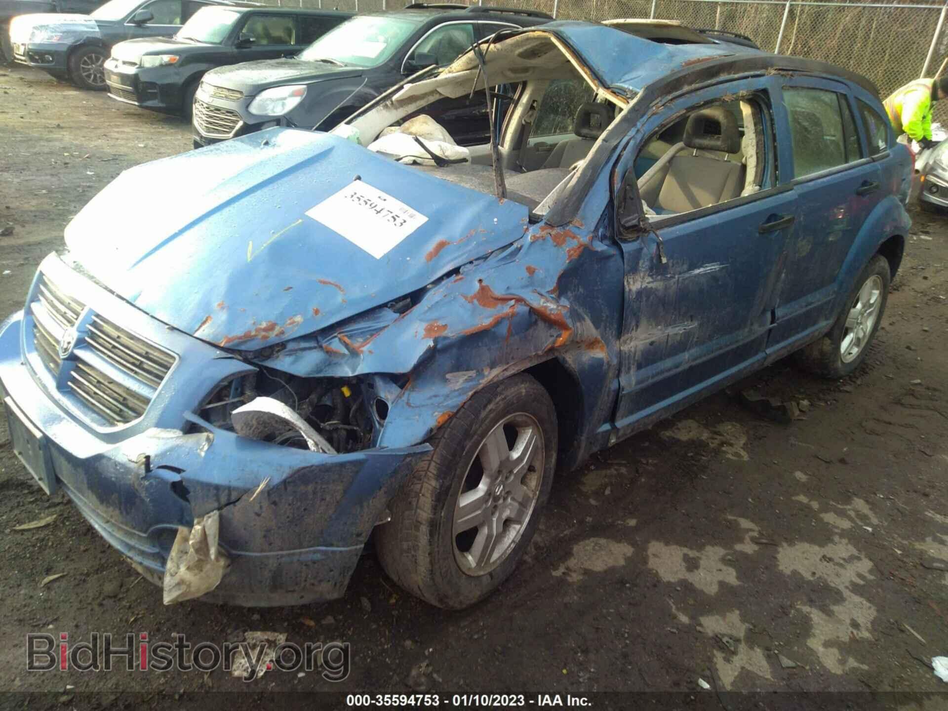 2007 DODGE CALIBER - VIN: 1B3HB48B97D253302 - Фото 2