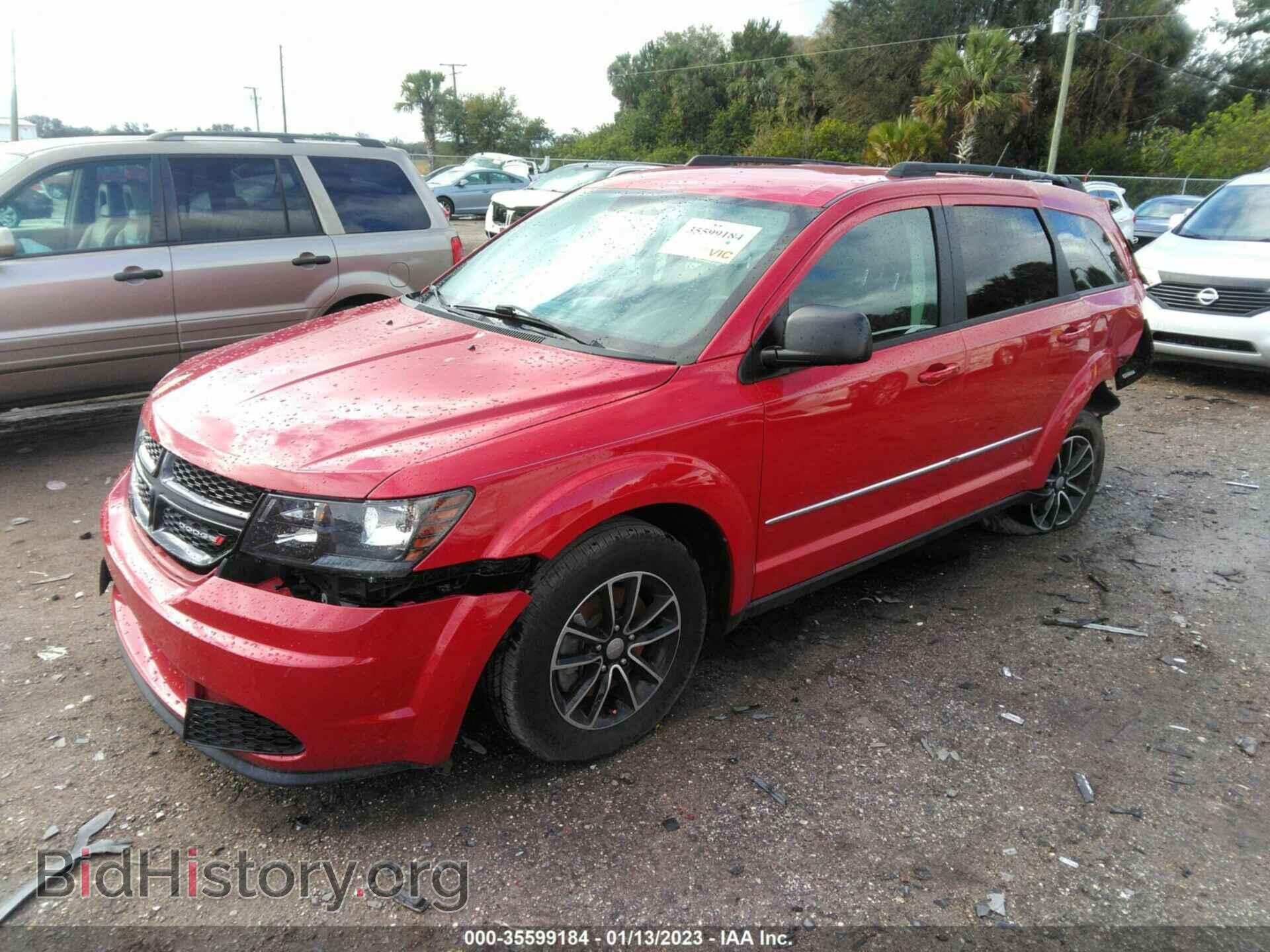 2017 DODGE JOURNEY - VIN: 3C4PDCAB7HT599174 - Фото 2