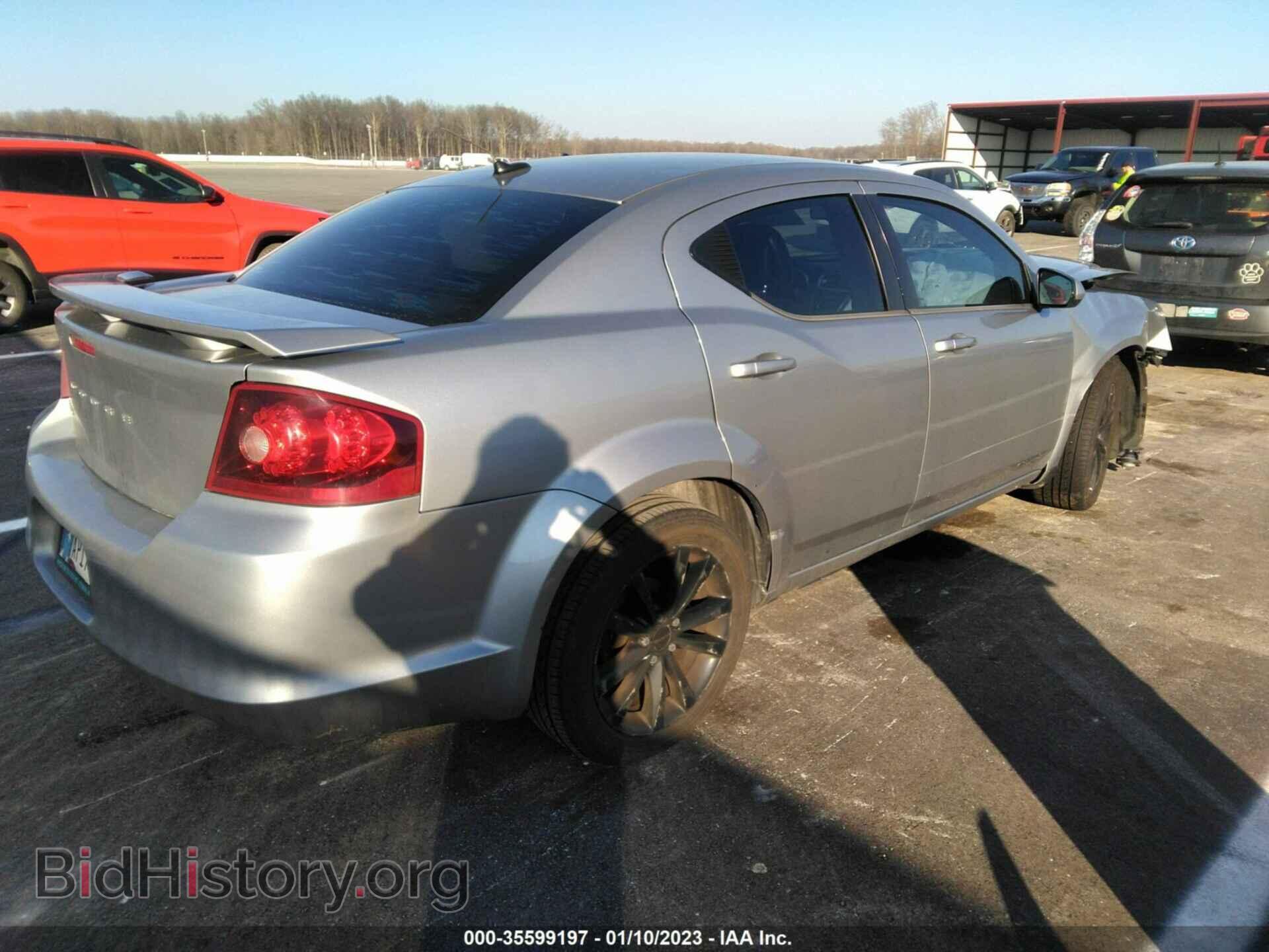 2013 DODGE AVENGER - VIN: 1C3CDZCB6DN620352 - Фото 4