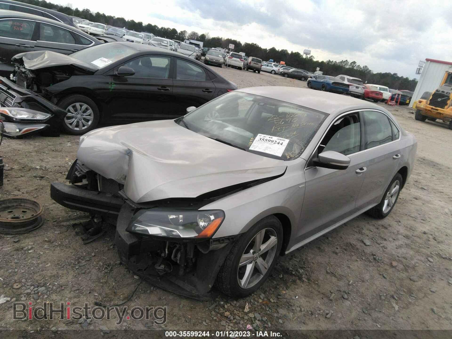 2014 VOLKSWAGEN PASSAT - VIN: 1VWAT7A3XEC055670 - Фото 2