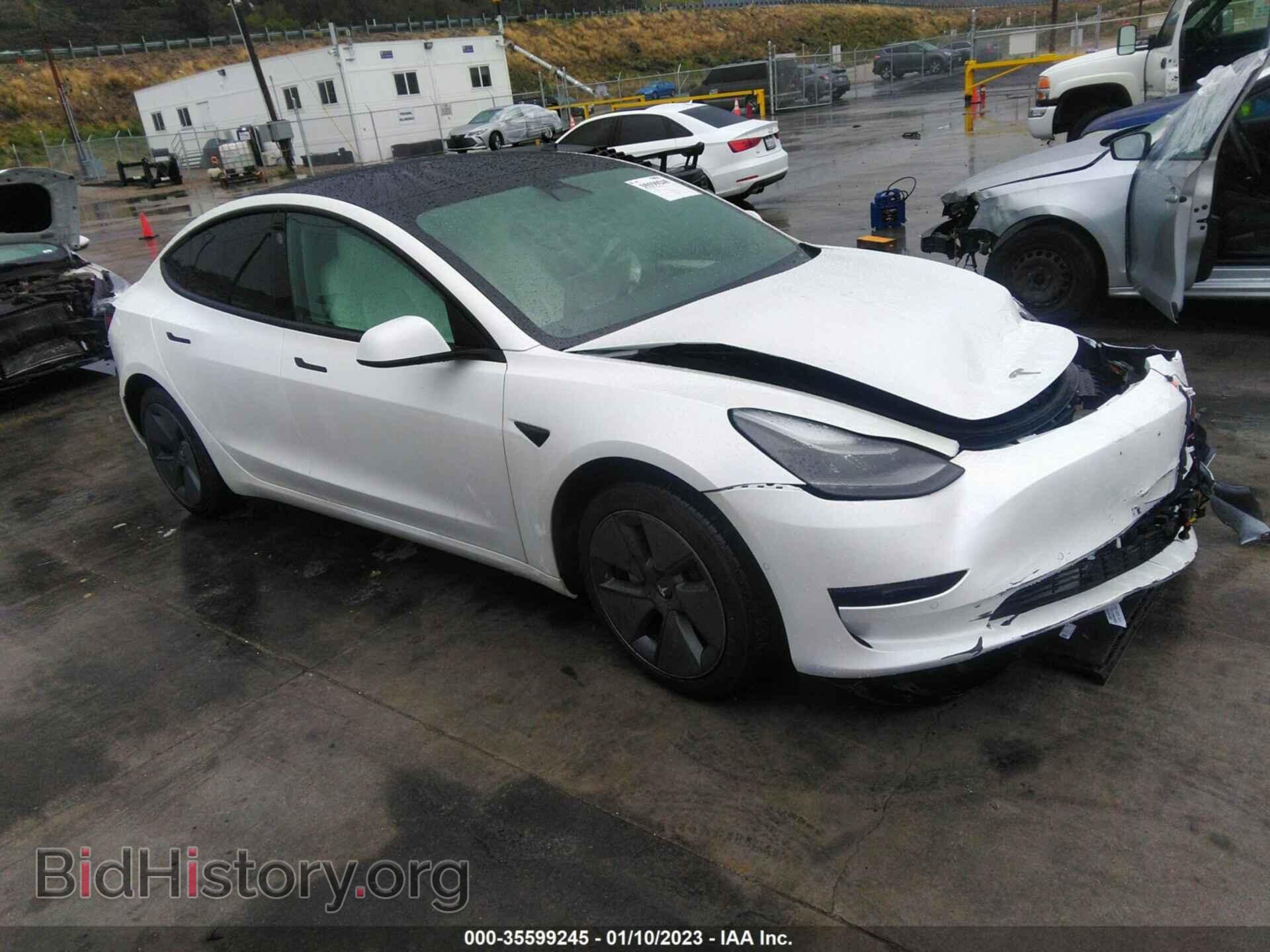 Photo 5YJ3E1EA7MF058166 - TESLA MODEL 3 2021