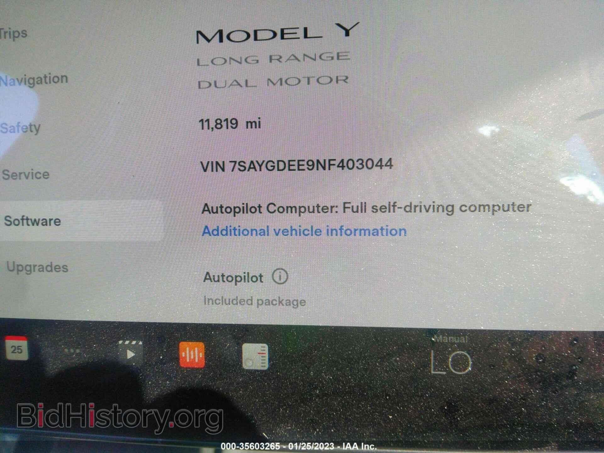 2022 TESLA MODEL Y - VIN: 7SAYGDEE9NF403044 - Фото 9