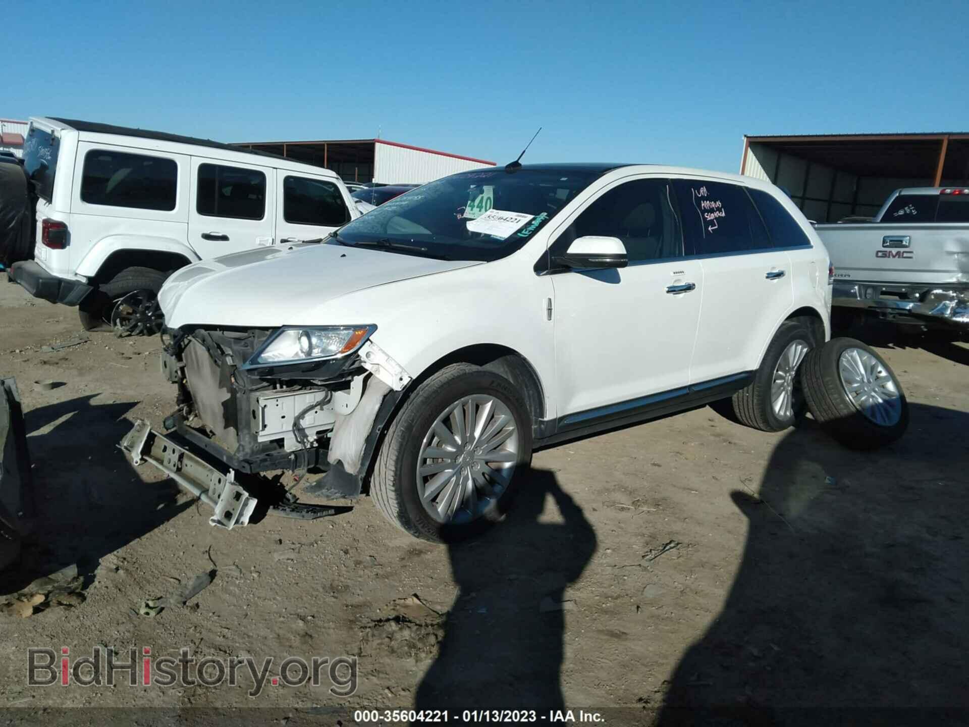 2013 LINCOLN MKX - VIN: 2LMDJ6JK6DBL08098 - Фото 2