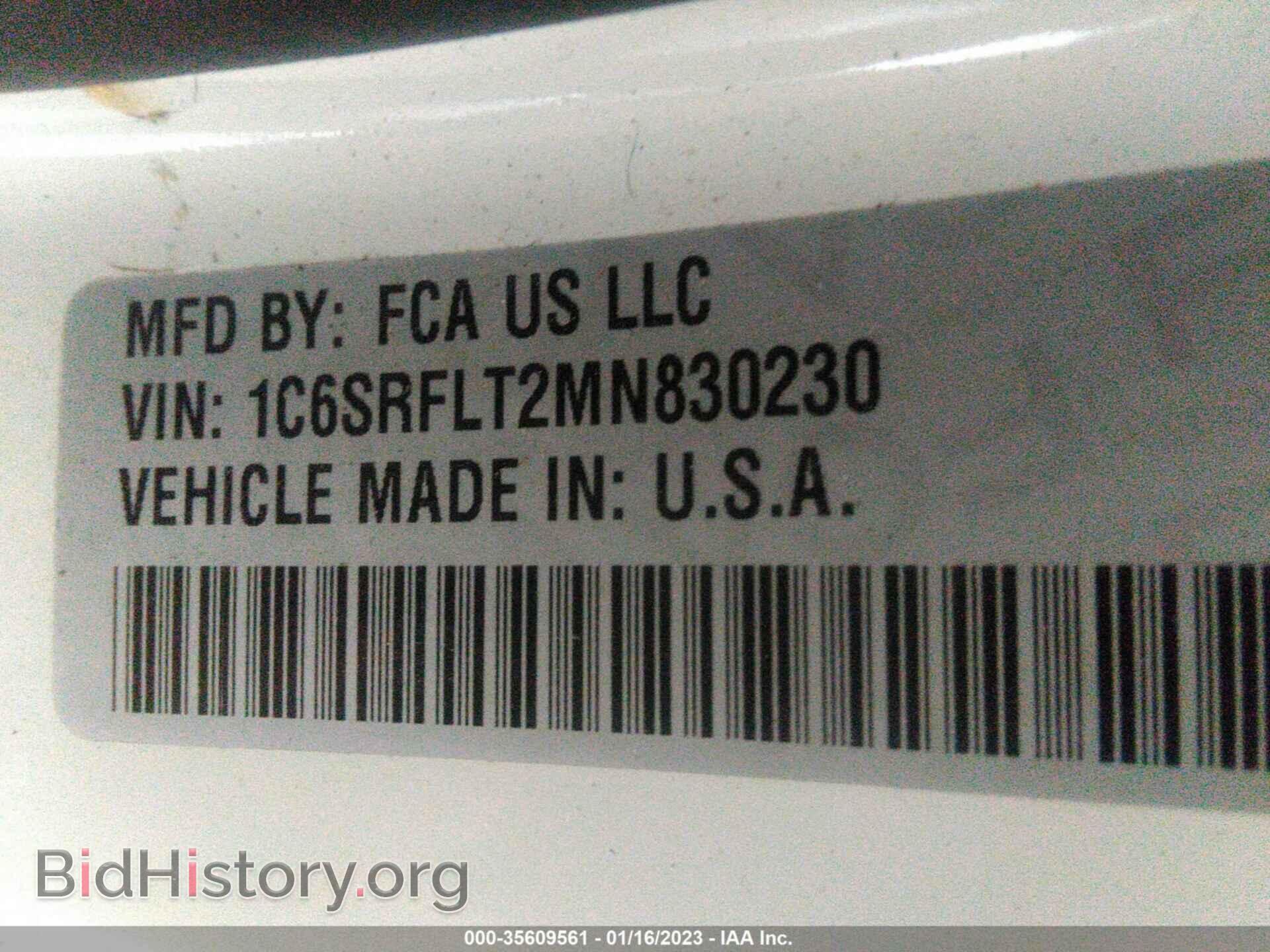 2021 RAM 1500 - VIN: 1C6SRFLT2MN830230 - Photo 9