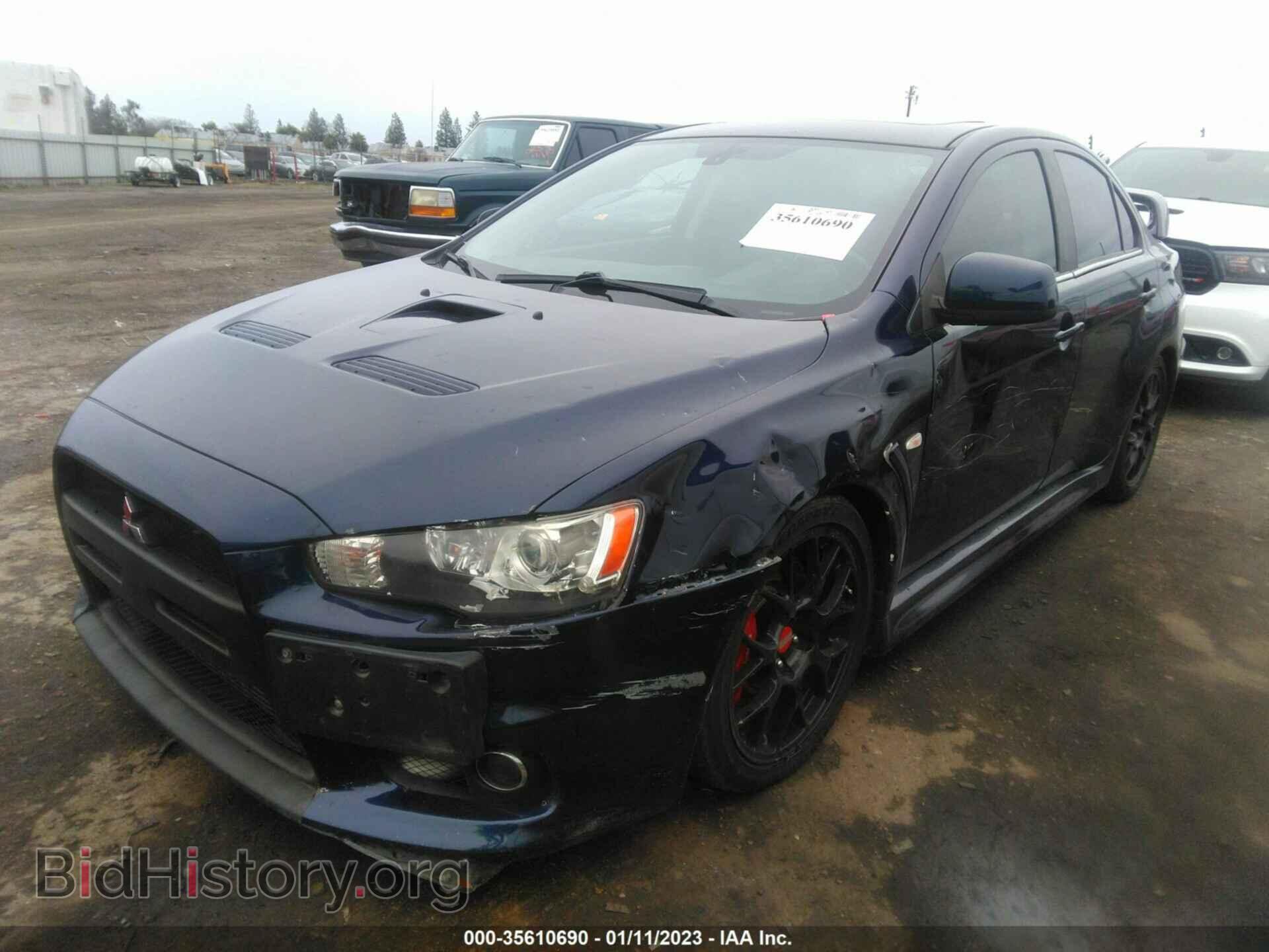 2013 MITSUBISHI LANCER EVOLUTION - VIN: JA32W5FVXDU013312 - Photo 2