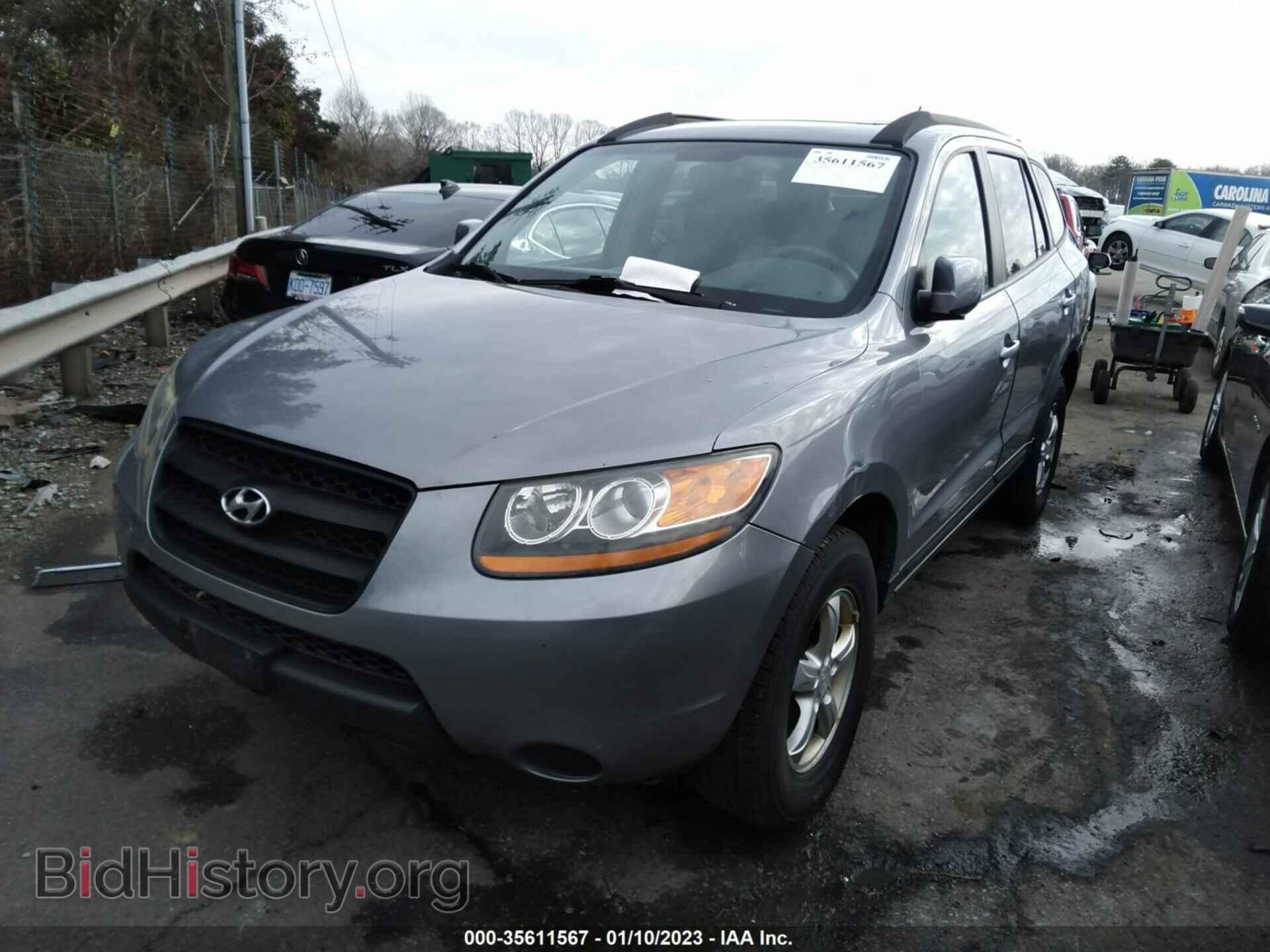2008 HYUNDAI SANTA FE - VIN: 5NMSG13D58H174618 - Фото 2
